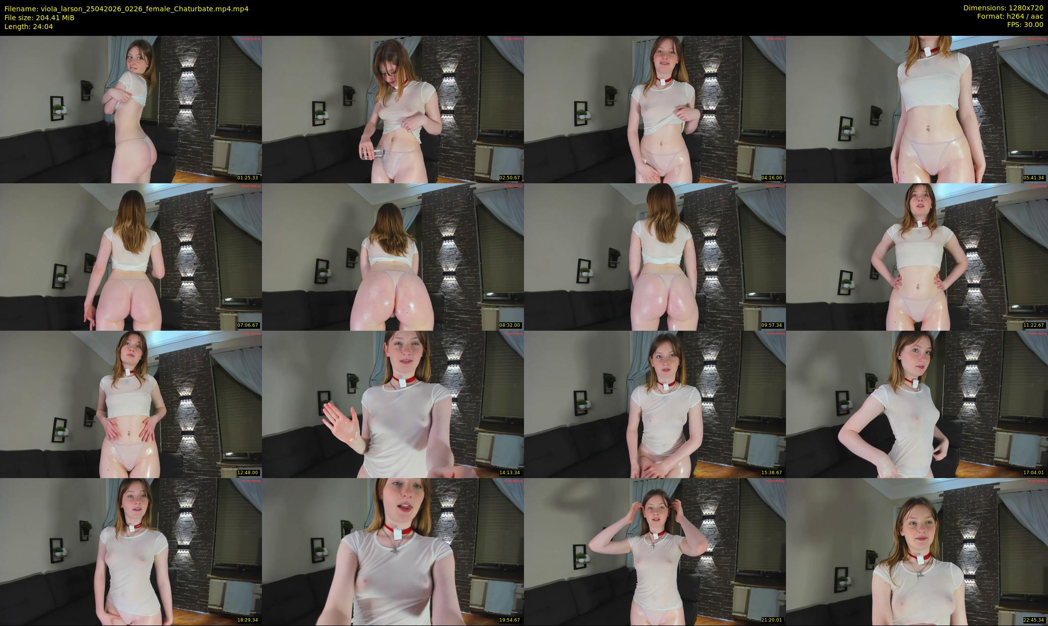 viola_larson — 25 minute Chaturbate female cam show recording, 720p, Apr 25, 2026