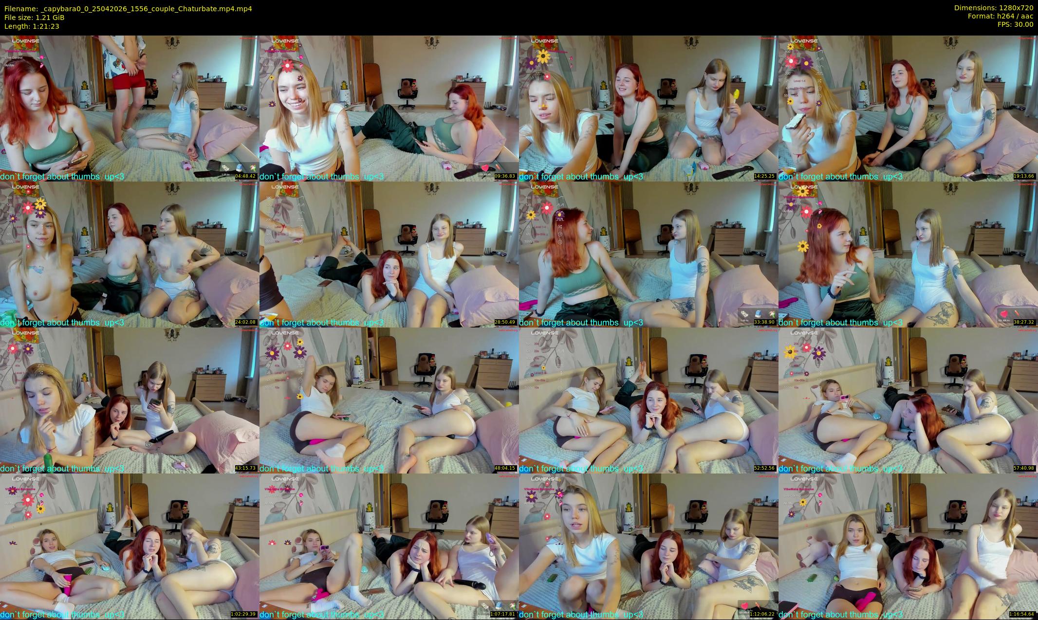 _capybara0_0 — 82 minute Chaturbate couple cam show recording, 720p, Apr 25, 2026