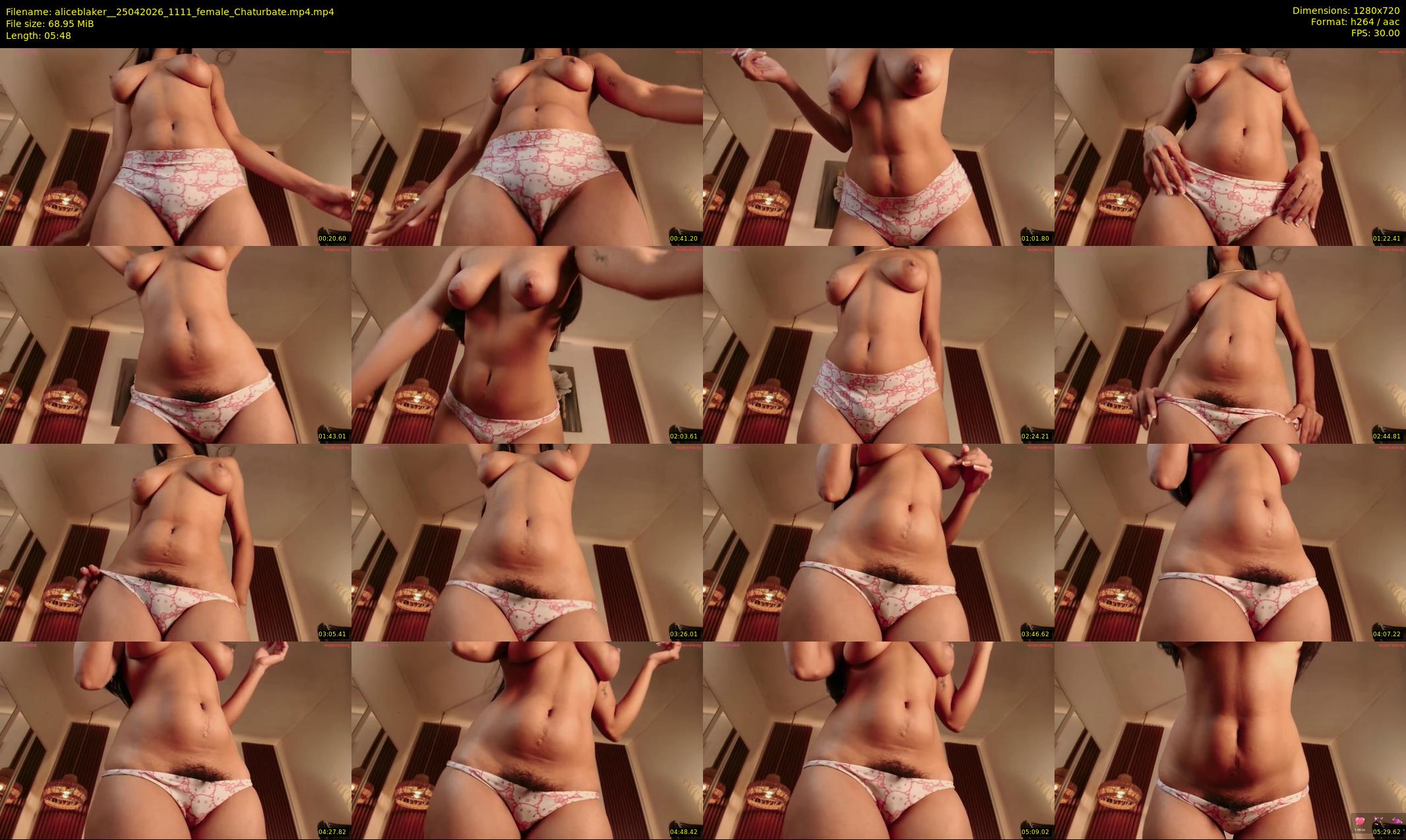 aliceblaker_ — 6 minute Chaturbate female cam show recording, 720p, Apr 25, 2026