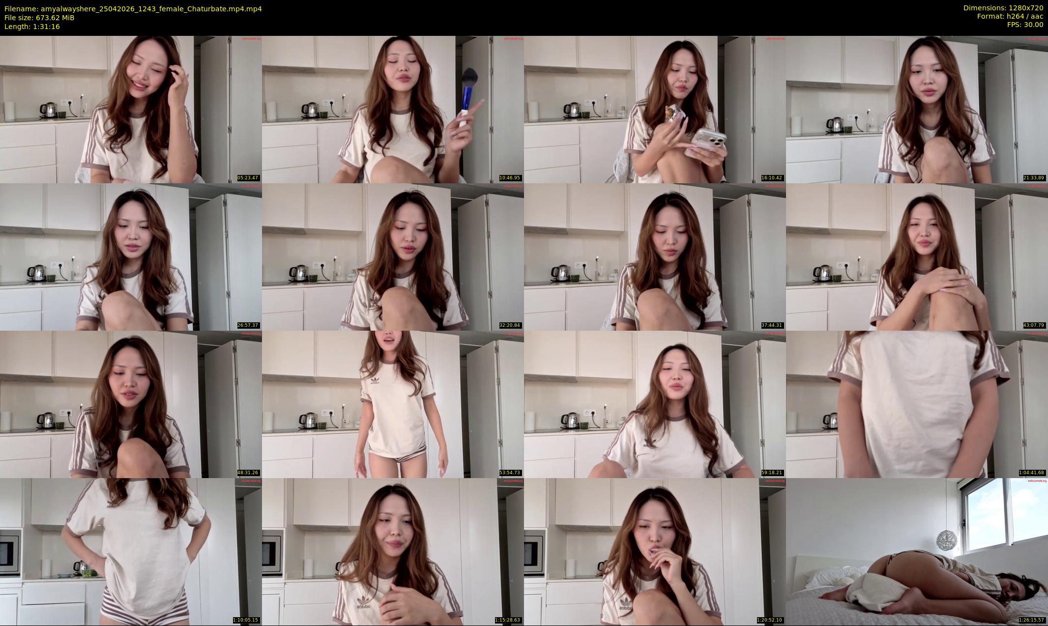 amyalwayshere — 92 minute Chaturbate female cam show recording, 720p, Apr 25, 2026