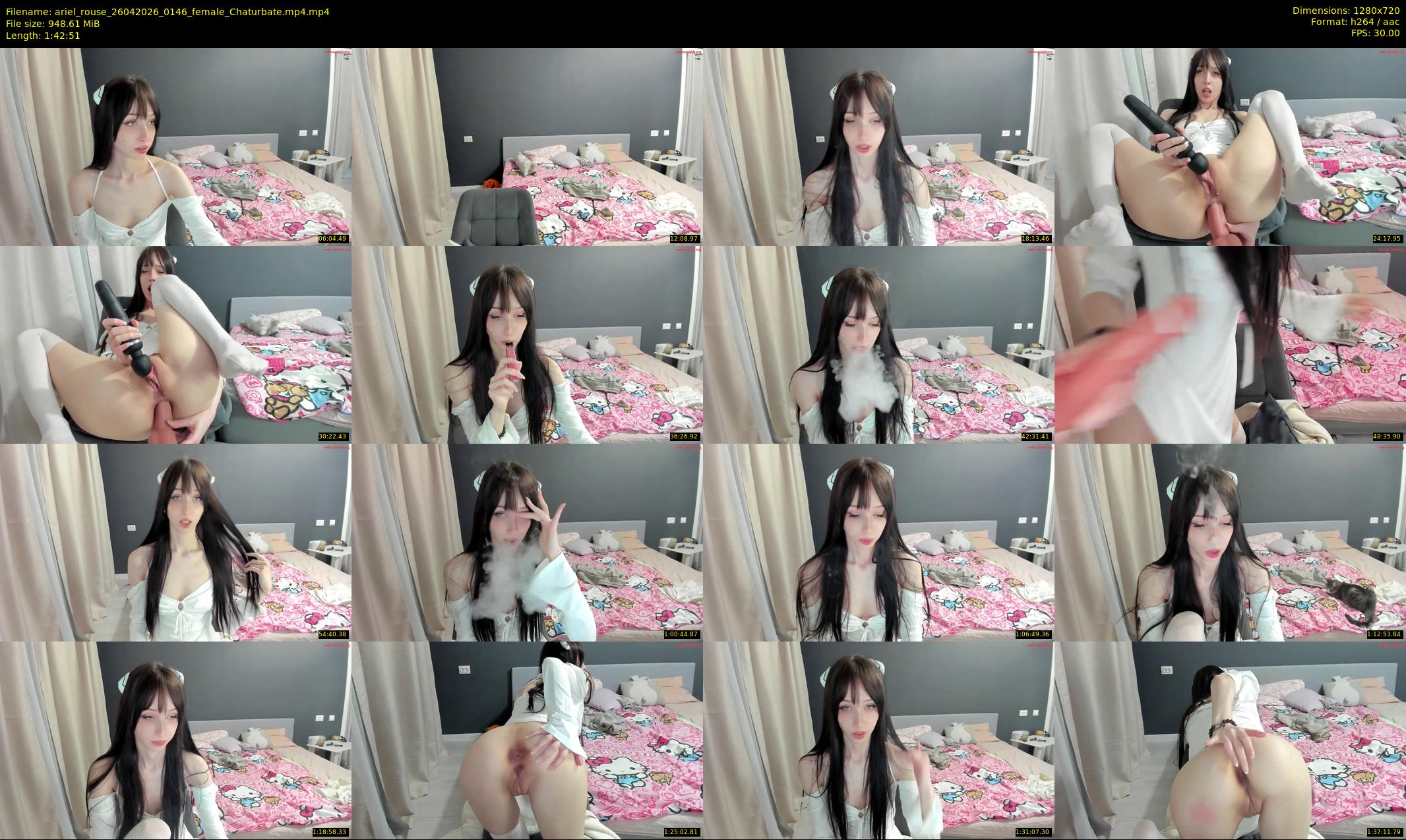 ariel_rouse — 103 minute Chaturbate female cam show recording, 720p, Apr 26, 2026