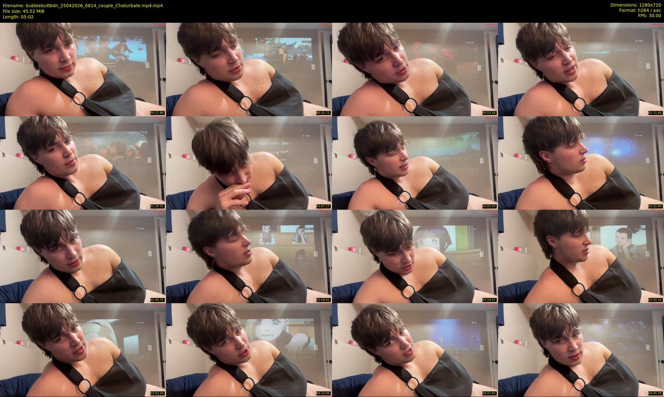 bubblebuttbdn — 6 minute Chaturbate male cam show recording, 720p, Apr 25, 2026