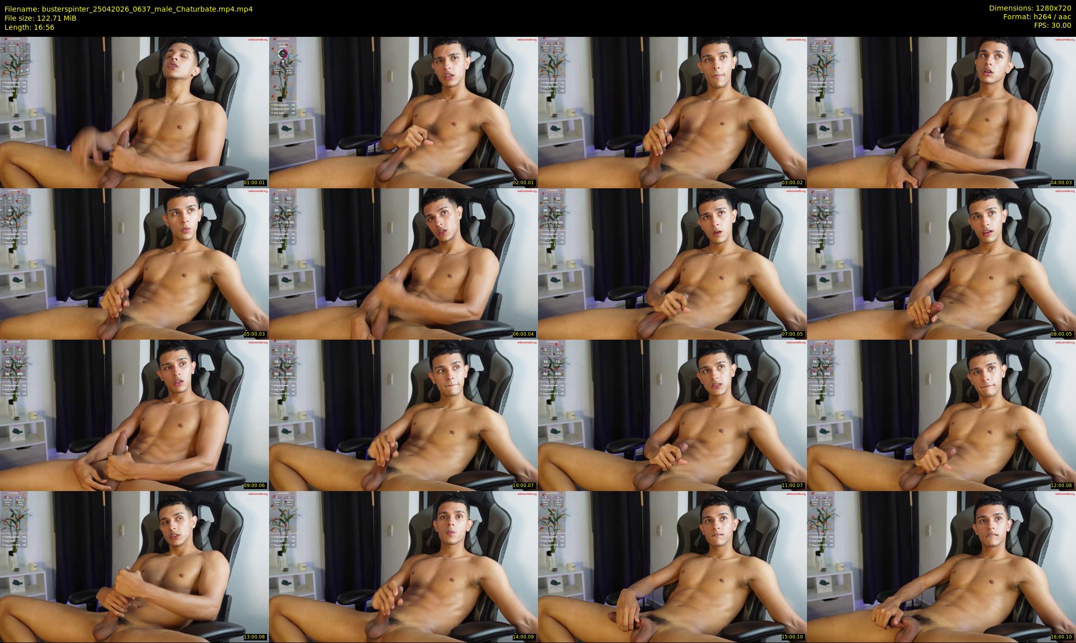busterspinter — 17 minute Chaturbate male cam show recording, 720p, Apr 25, 2026