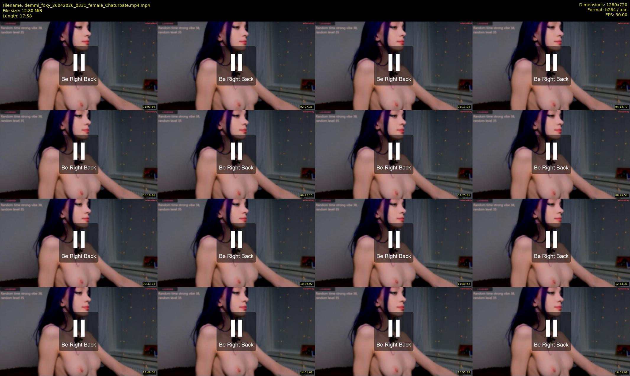 demmi_foxy — 18 minute Chaturbate couple cam show recording, 720p, Apr 26, 2026