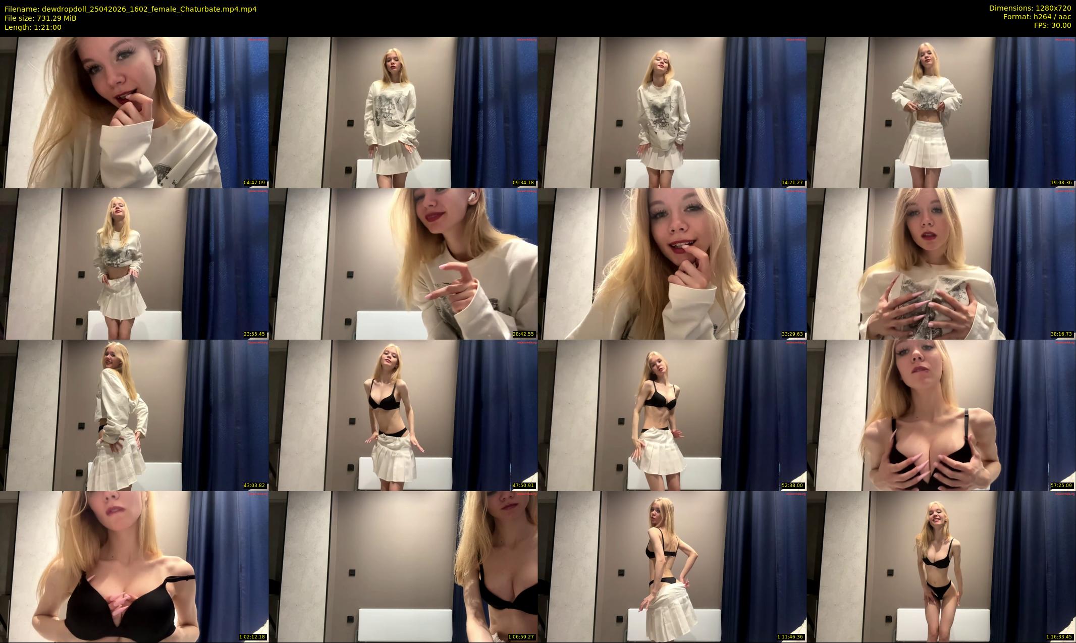 dewdropdoll — 81 minute Chaturbate female cam show recording, 720p, Apr 25, 2026