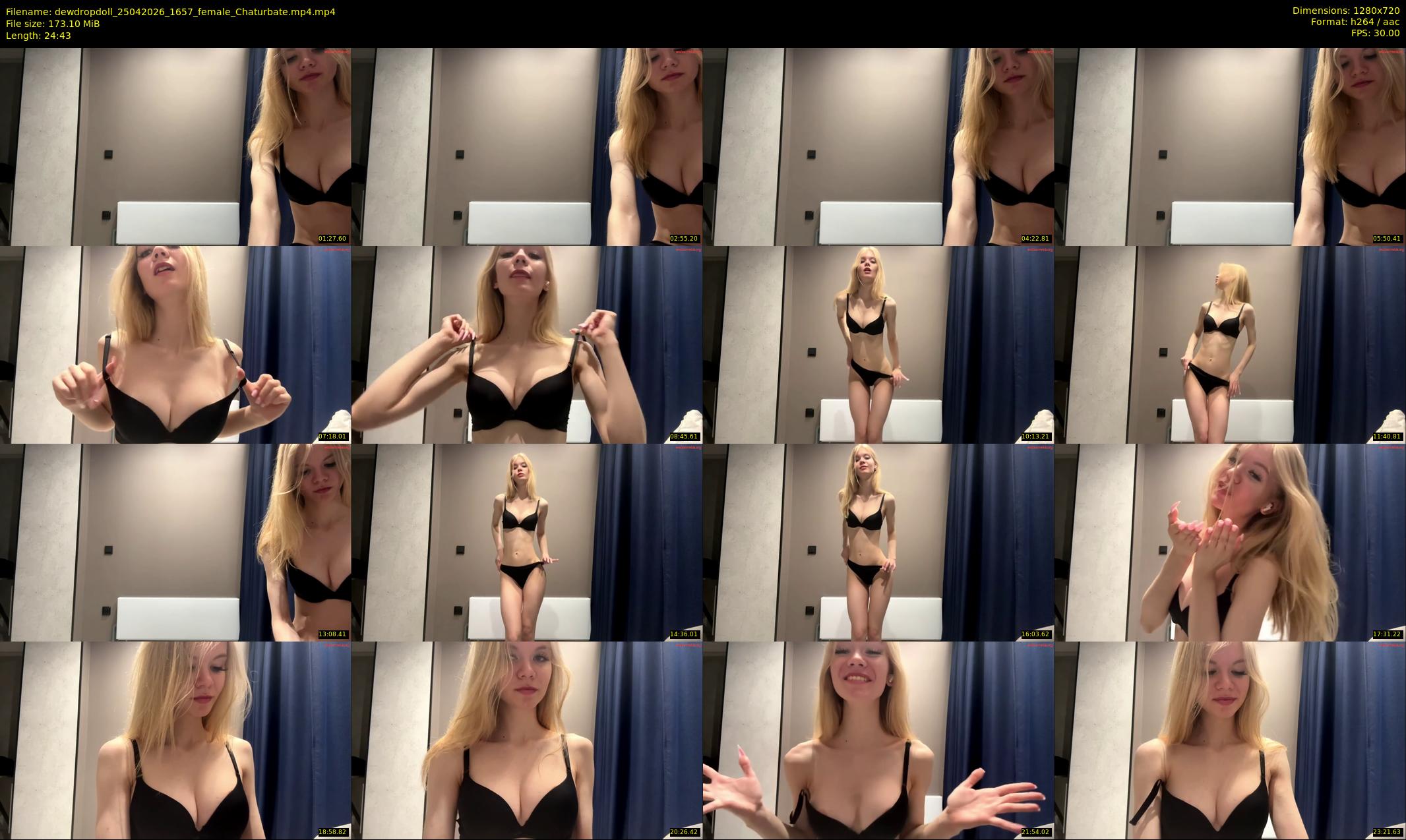 dewdropdoll — 25 minute Chaturbate female cam show recording, 720p, Apr 25, 2026