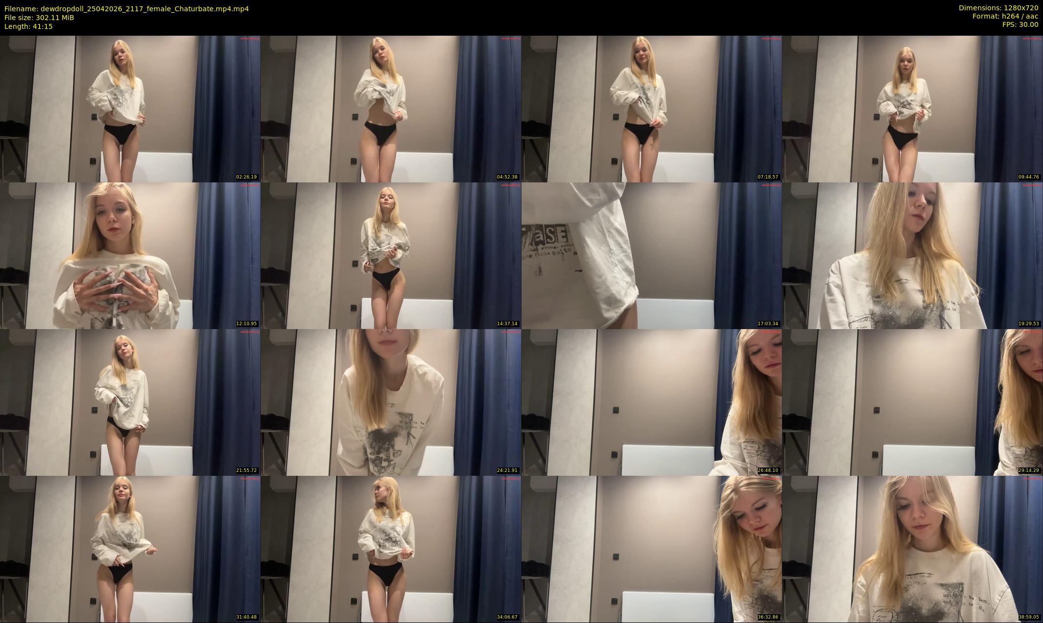 dewdropdoll — 42 minute Chaturbate female cam show recording, 720p, Apr 25, 2026