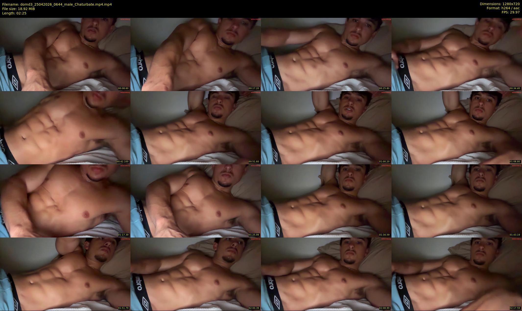 domd3 — 3 minute Chaturbate male cam show recording, 720p, Apr 25, 2026