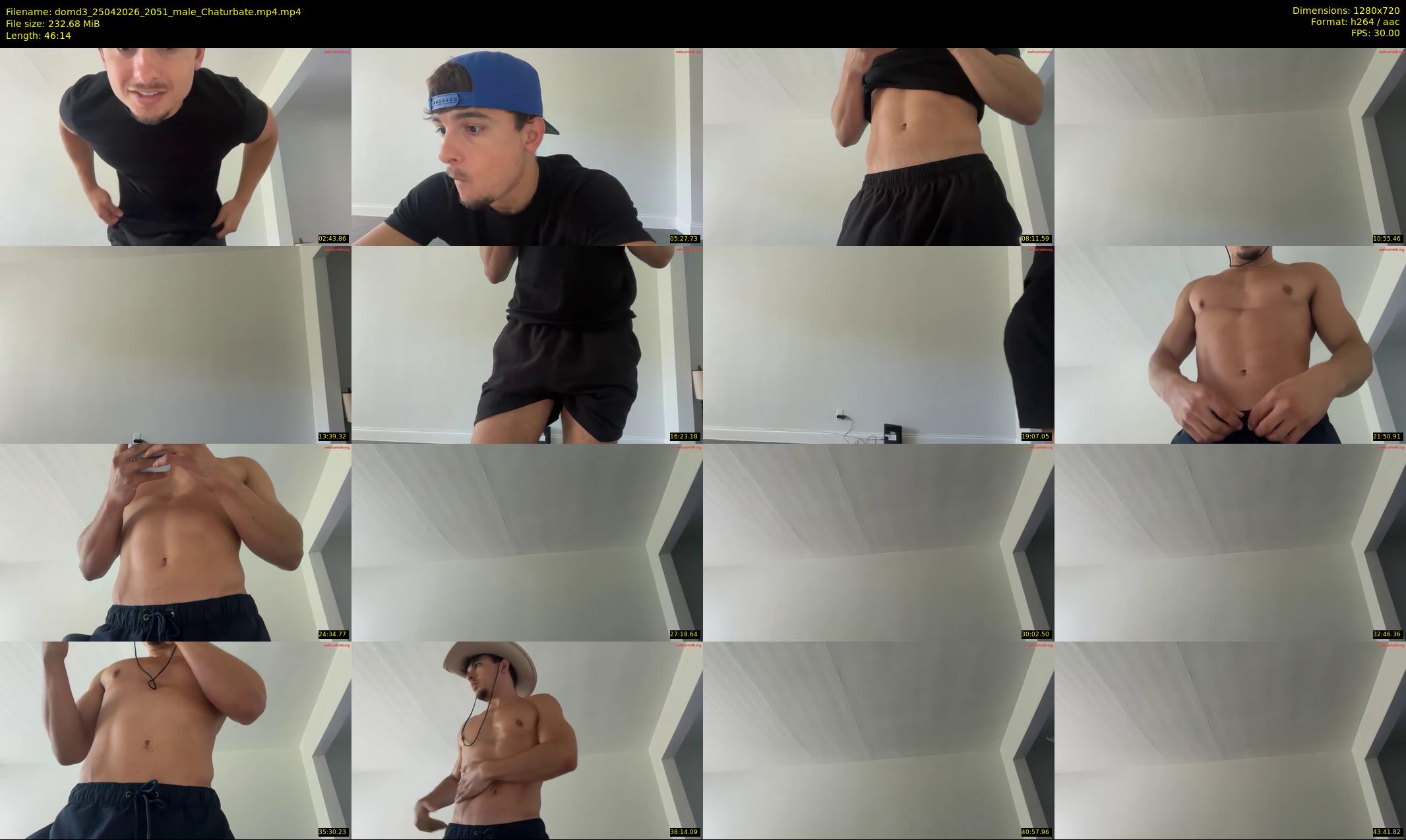 domd3 — 47 minute Chaturbate male cam show recording, 720p, Apr 25, 2026