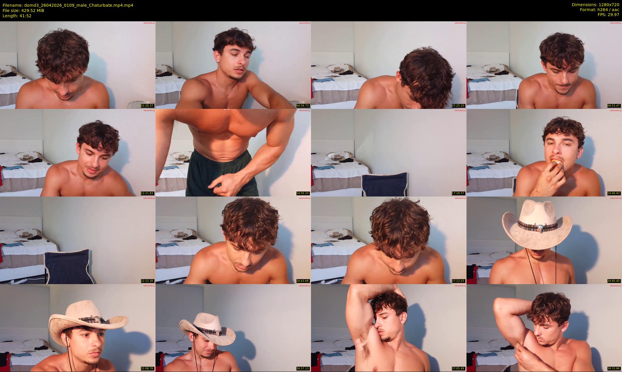 domd3 — 42 minute Chaturbate male cam show recording, 720p, Apr 26, 2026