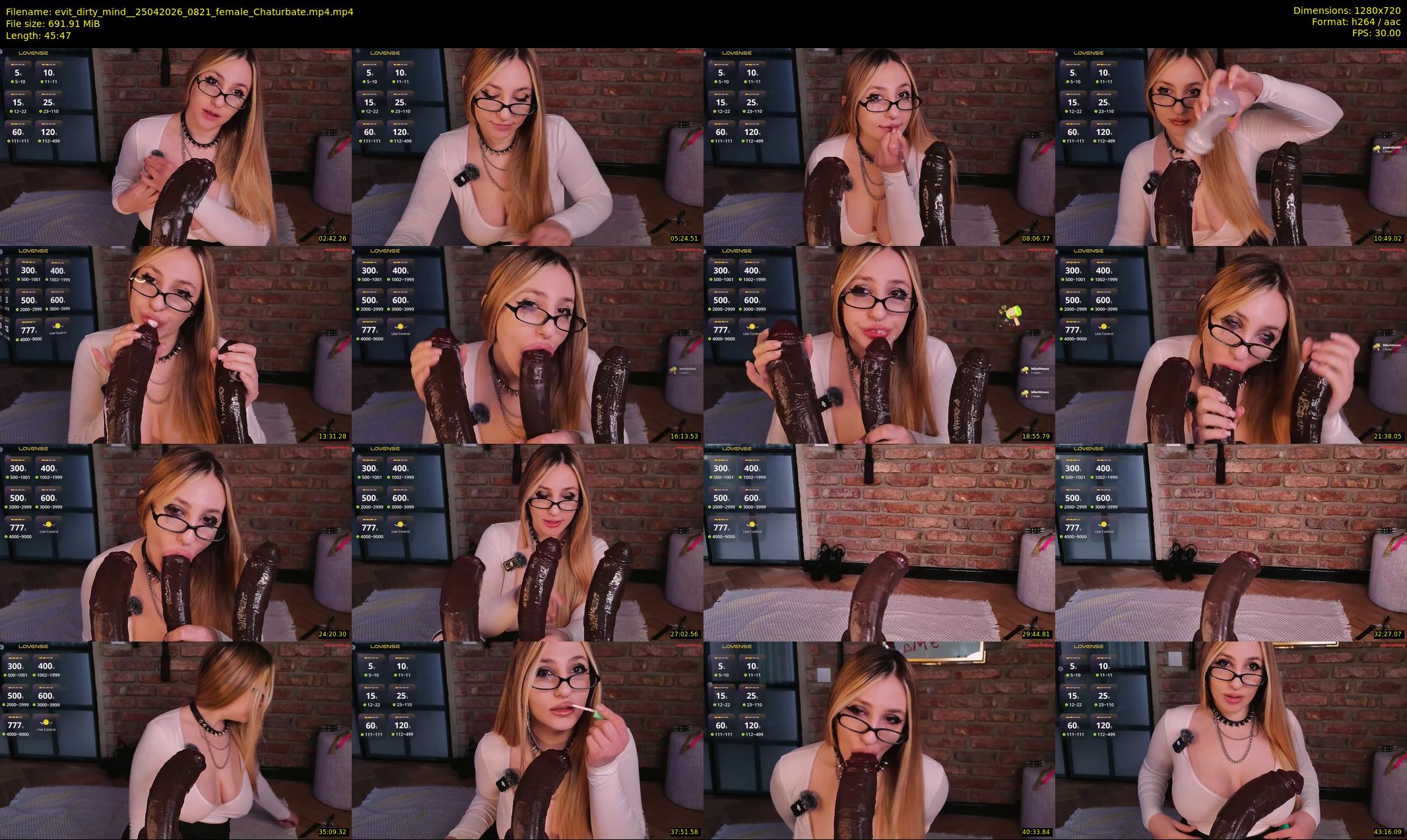 evit_dirty_mind_ — 46 minute Chaturbate couple cam show recording, 720p, Apr 25, 2026
