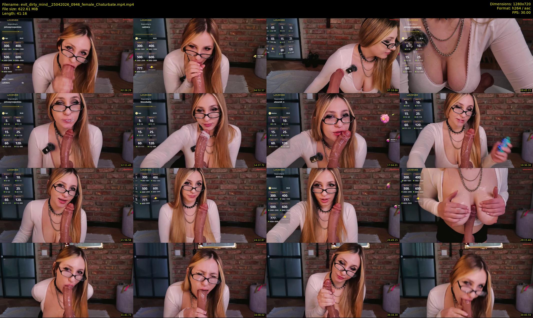evit_dirty_mind_ — 42 minute Chaturbate couple cam show recording, 720p, Apr 25, 2026
