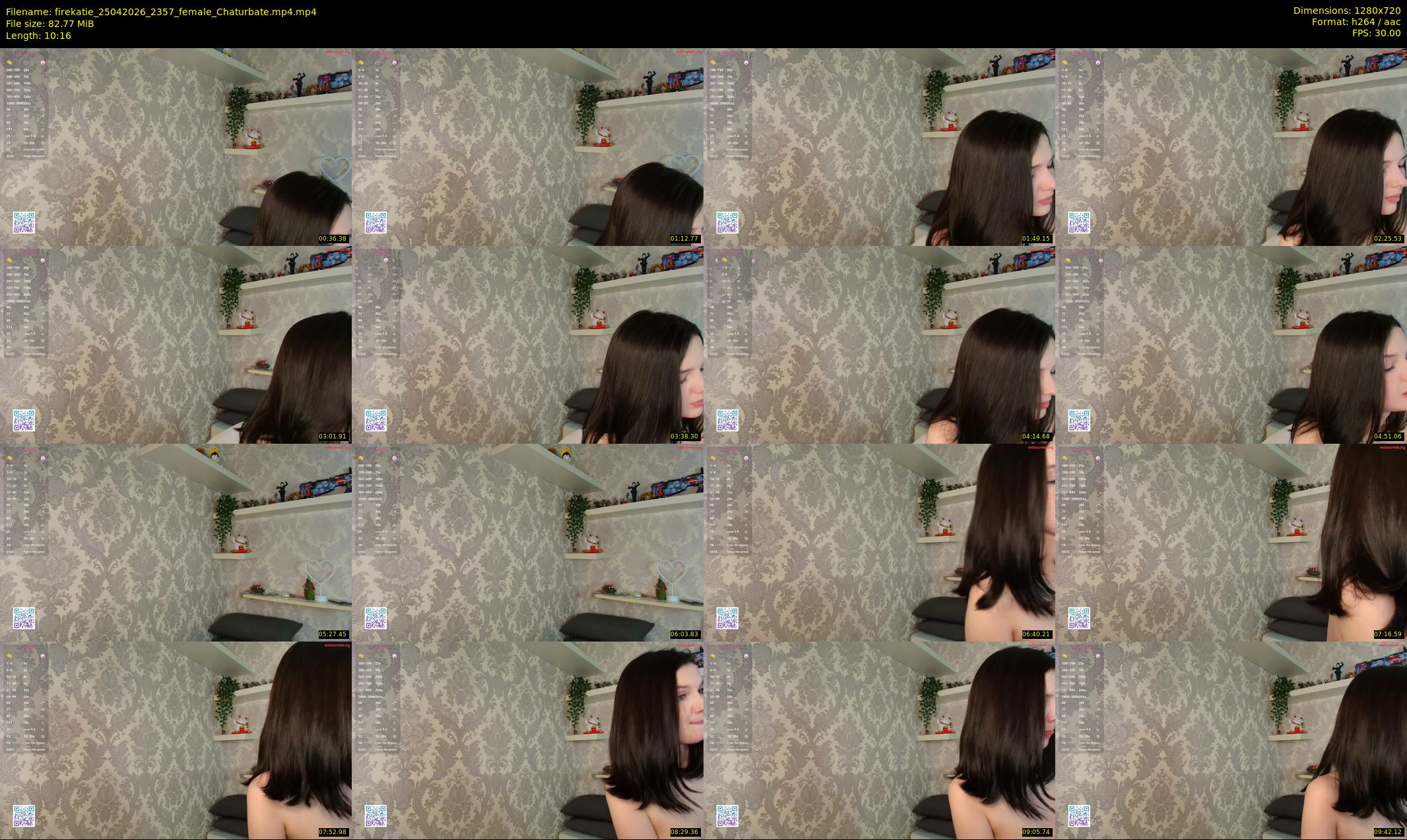 firekatie — 11 minute Chaturbate female cam show recording, 720p, Apr 25, 2026
