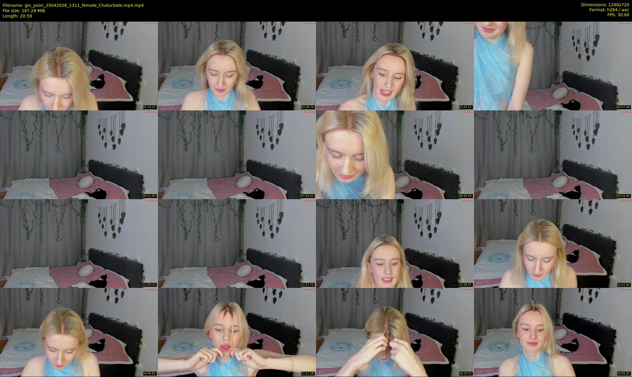 gin_yoon — 21 minute Chaturbate female cam show recording, 720p, Apr 25, 2026