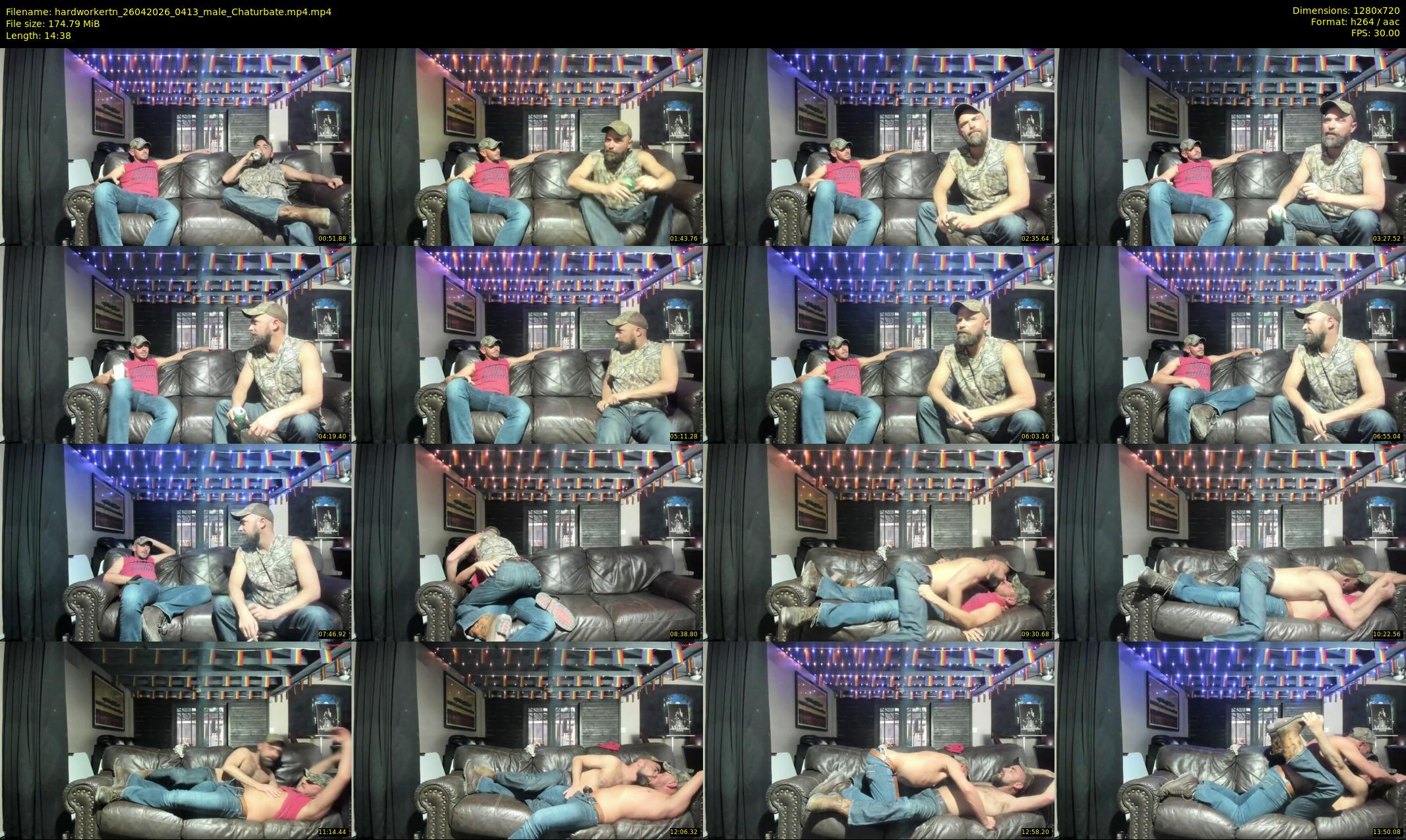 hardworkertn — 15 minute Chaturbate male cam show recording, 720p, Apr 26, 2026