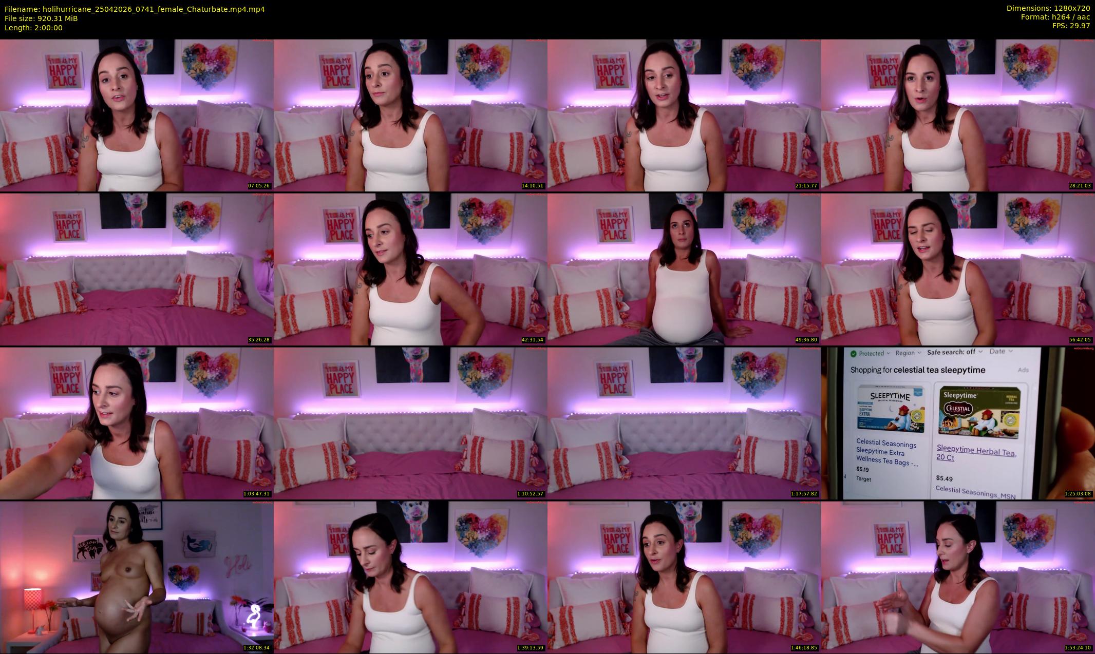 holihurricane — 120 minute Chaturbate female cam show recording, 720p, Apr 25, 2026