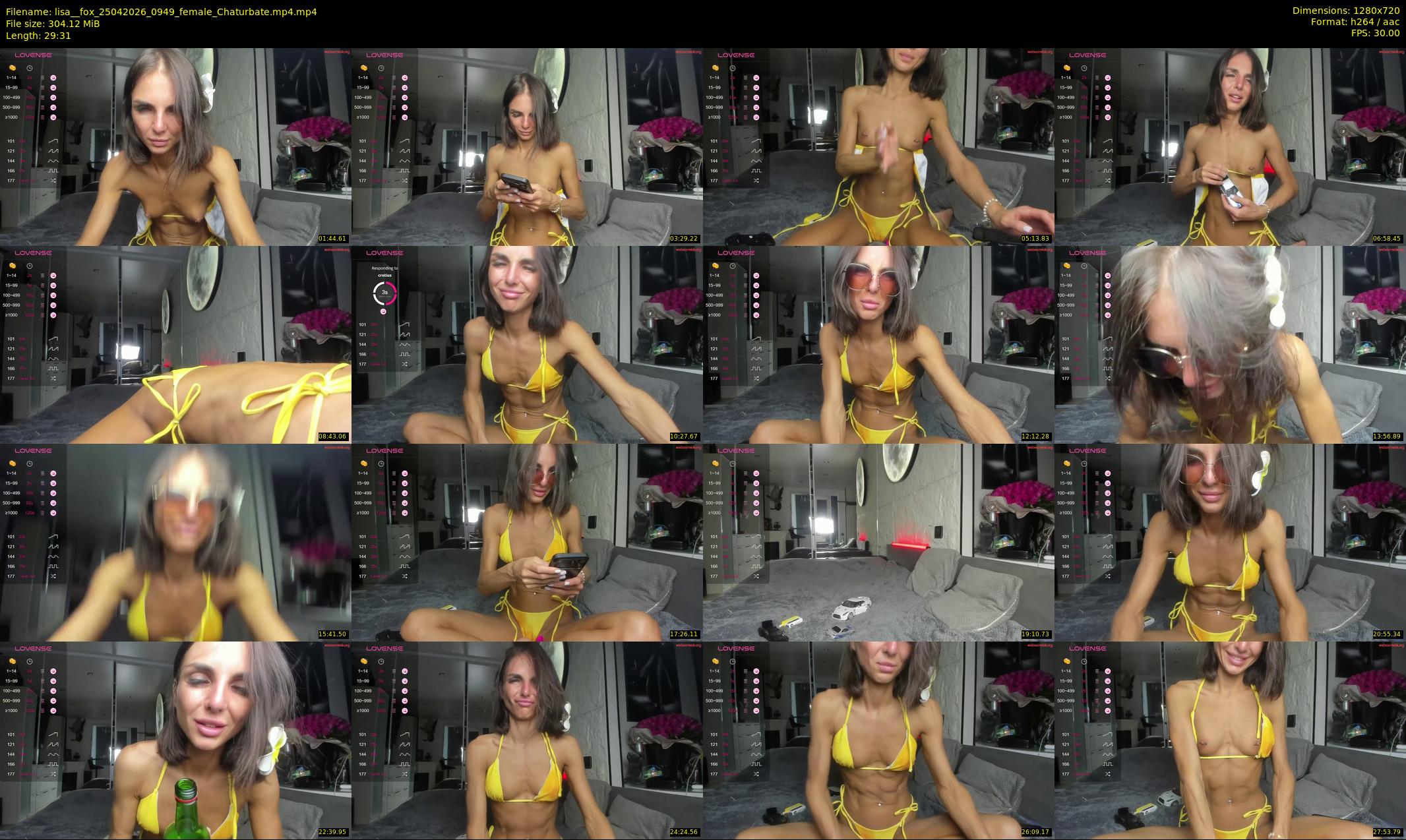 lisa__fox — 30 minute Chaturbate female cam show recording, 720p, Apr 25, 2026