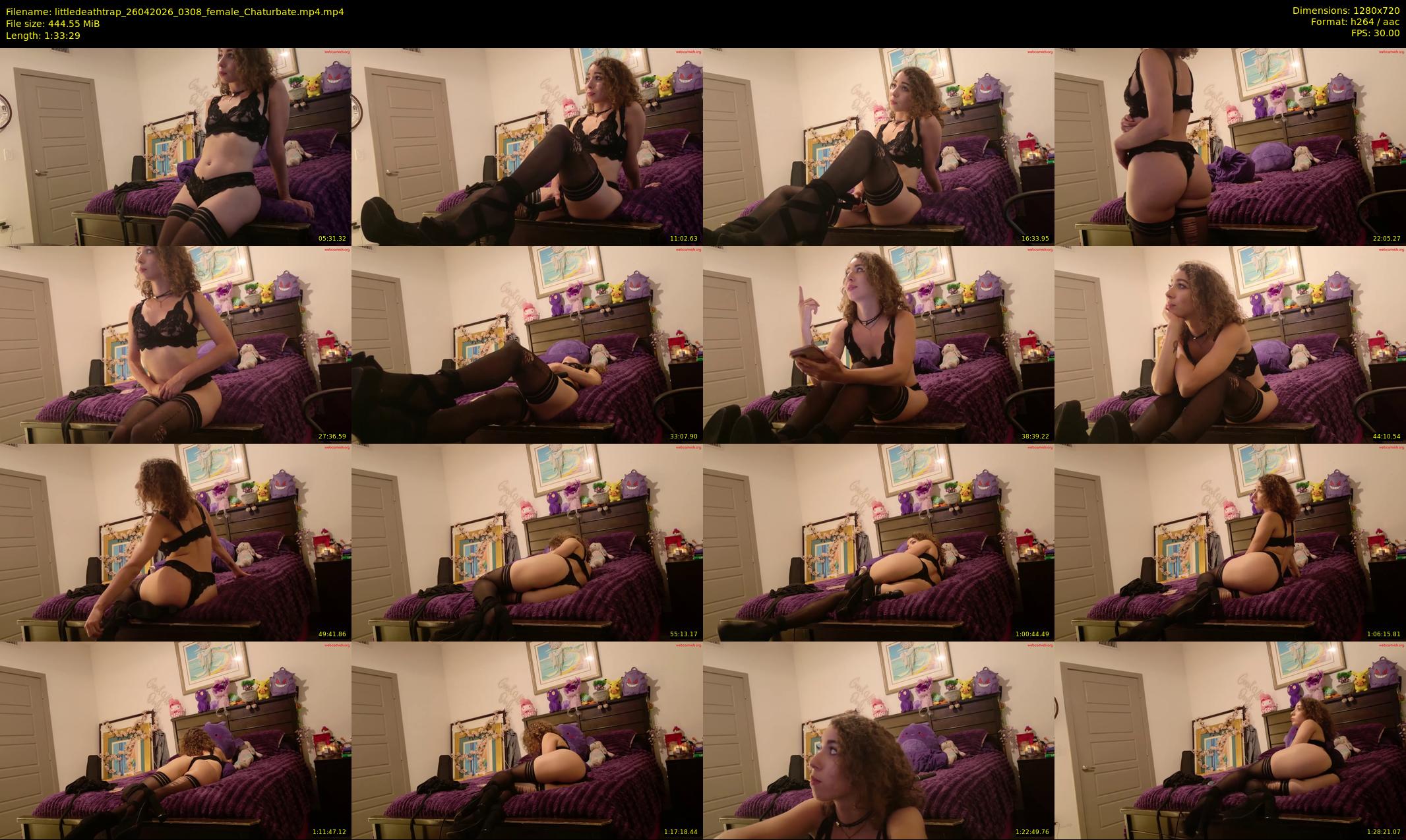 littledeathtrap — 94 minute Chaturbate female cam show recording, 720p, Apr 26, 2026