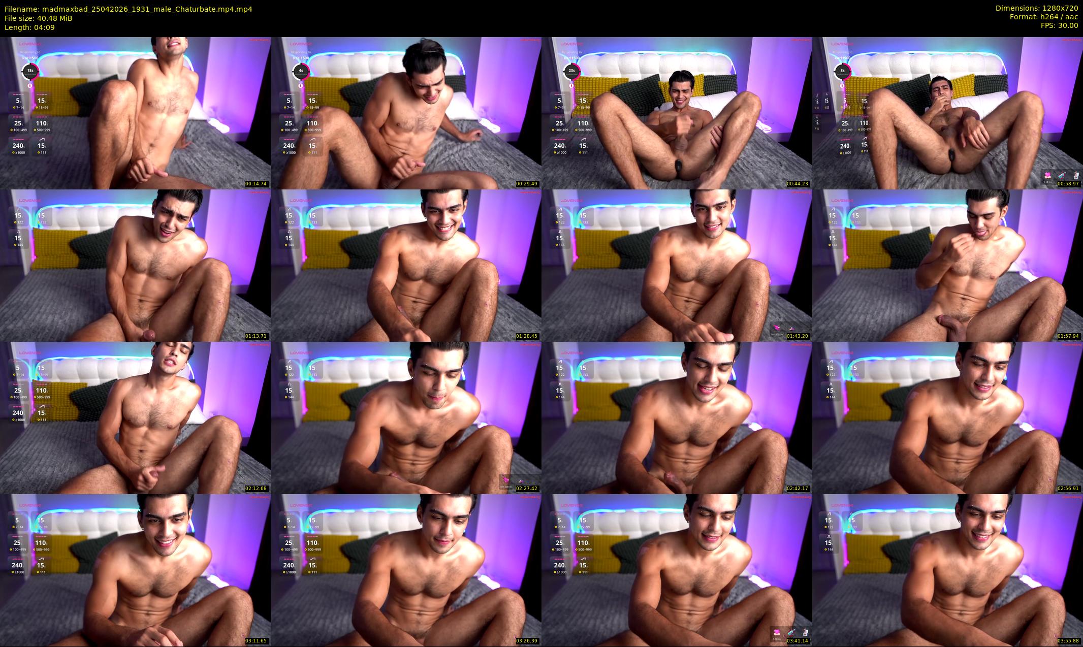 madmaxbad — 5 minute Chaturbate male cam show recording, 720p, Apr 25, 2026