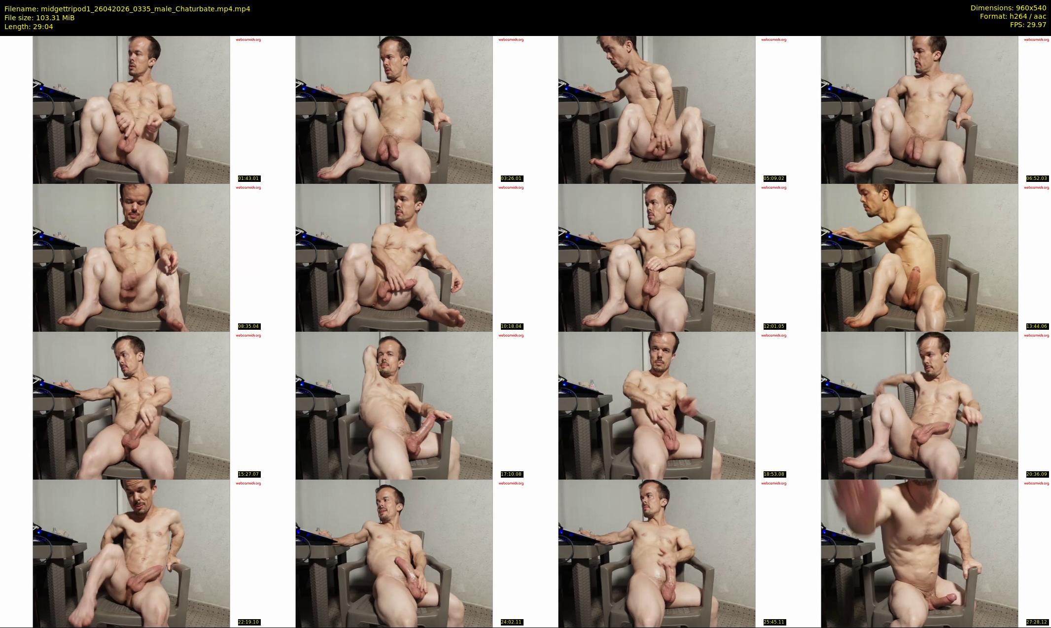 midgettripod1 — 30 minute Chaturbate male cam show recording, 480p, Apr 26, 2026