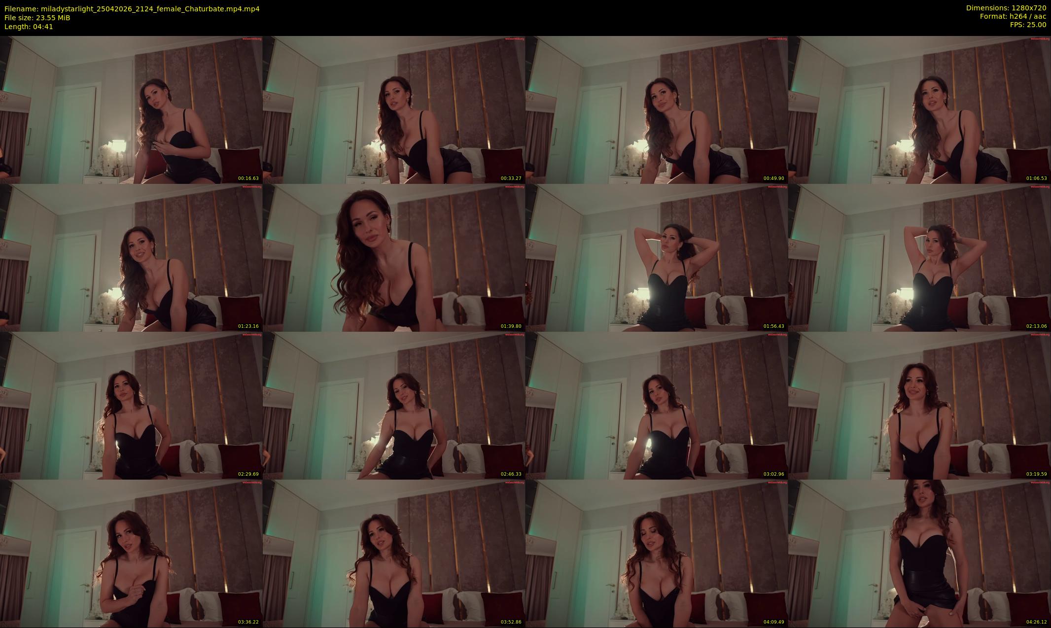 miladystarlight — 5 minute Chaturbate female cam show recording, 720p, Apr 25, 2026