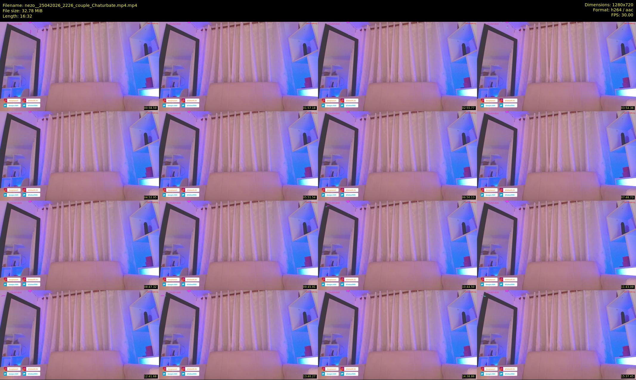 nezo_ — 17 minute Chaturbate female cam show recording, 720p, Apr 25, 2026