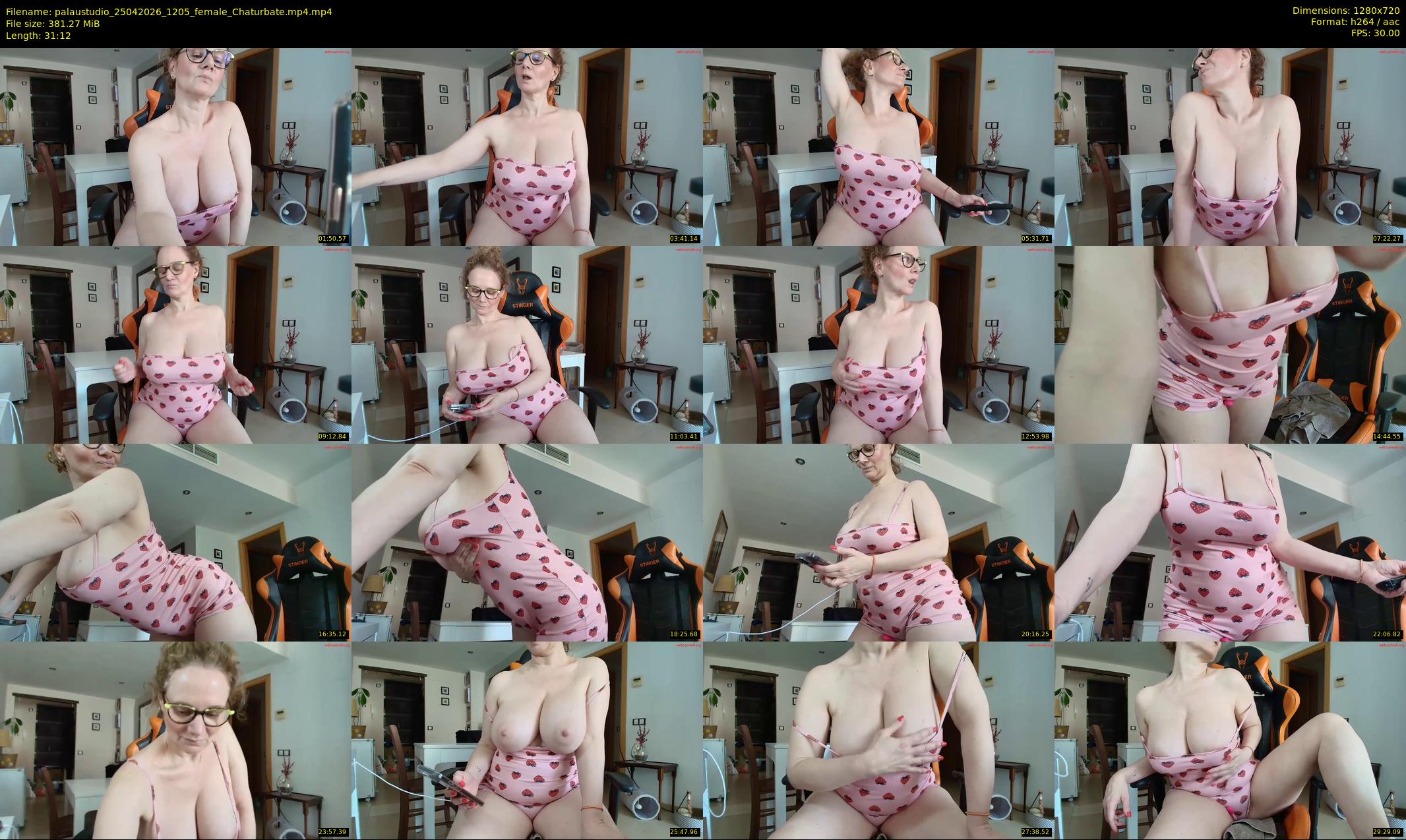 palaustudio — 32 minute Chaturbate female cam show recording, 720p, Apr 25, 2026