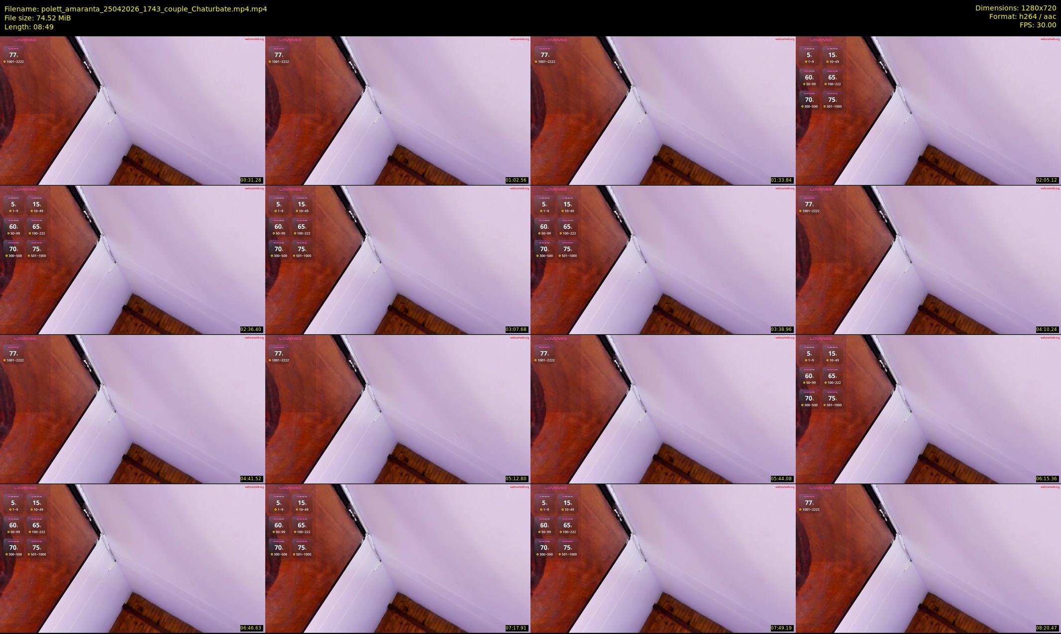 polett_amaranta — 9 minute Chaturbate couple cam show recording, 720p, Apr 25, 2026