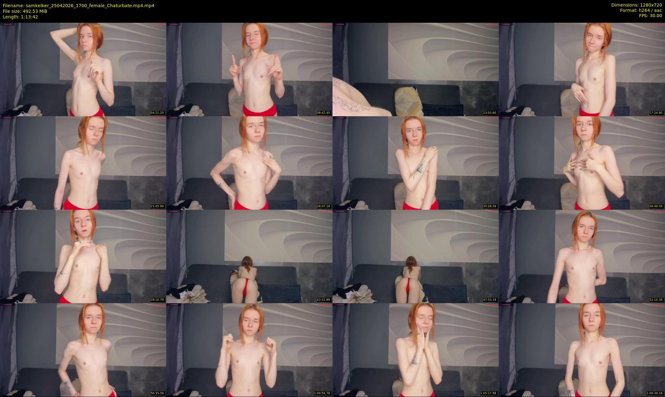 samkelker — 74 minute Chaturbate female cam show recording, 720p, Apr 25, 2026