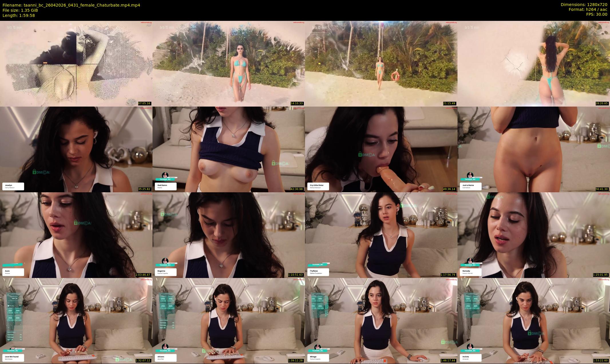taanni_bc — 120 minute Chaturbate female cam show recording, 720p, Apr 26, 2026