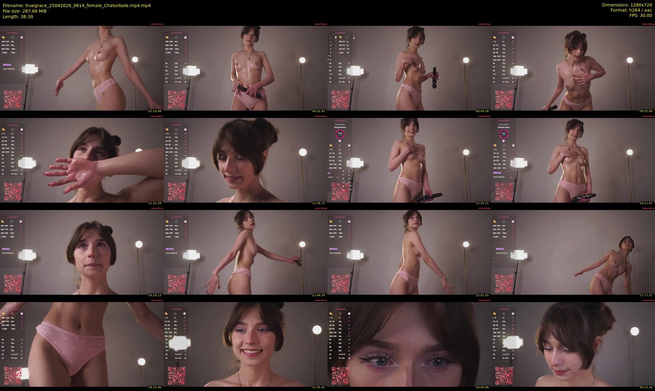 truegrace — 39 minute Chaturbate female cam show recording, 720p, Apr 25, 2026