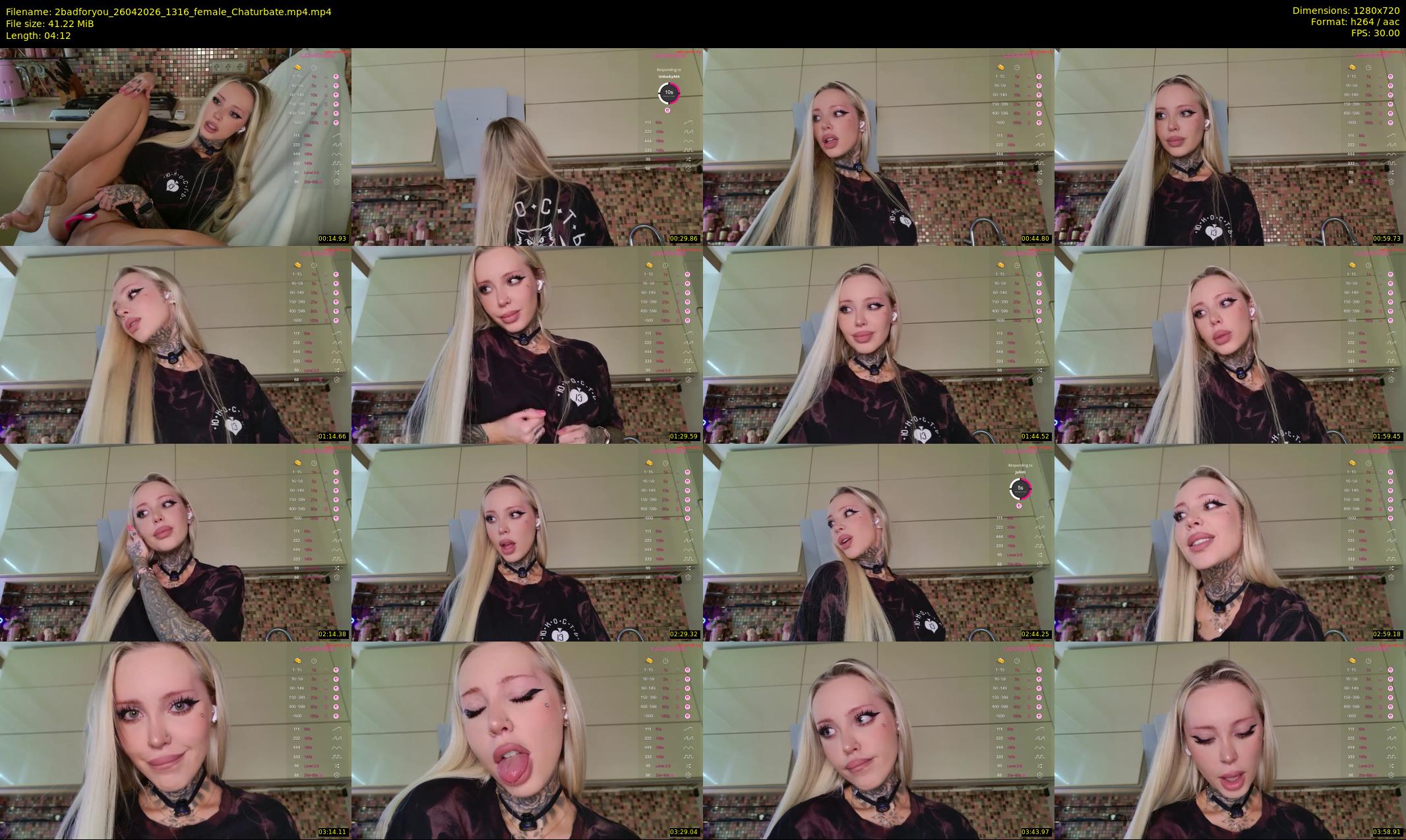 2badforyou — 5 minute Chaturbate couple cam show recording, 720p, Apr 26, 2026