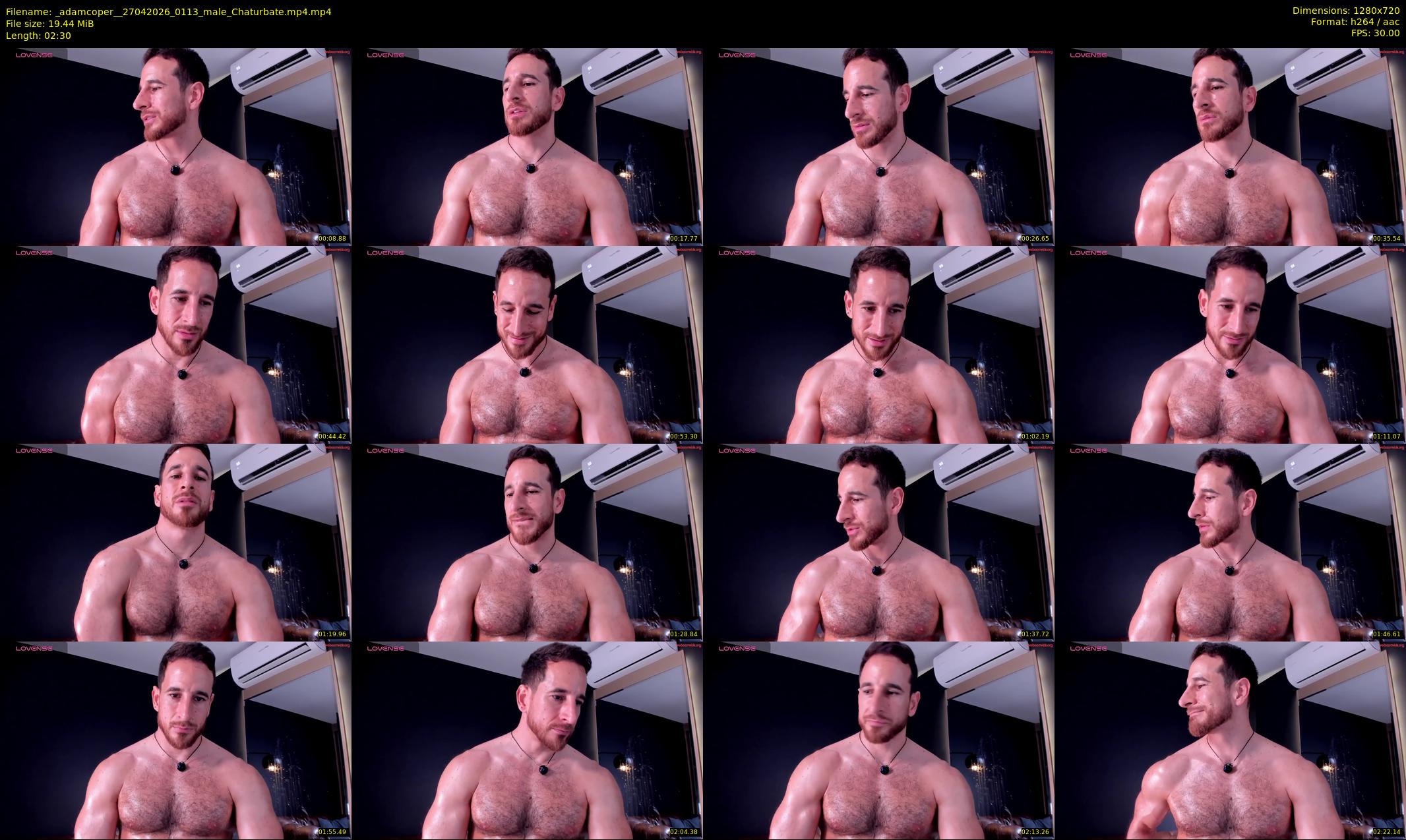 _adamcoper_ — 3 minute Chaturbate male cam show recording, 720p, Apr 27, 2026