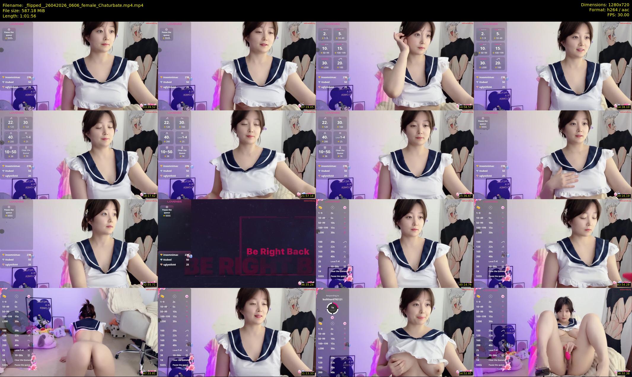 _flipped_ — 62 minute Chaturbate female cam show recording, 720p, Apr 26, 2026