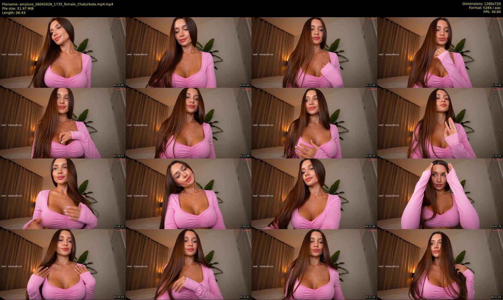 amylure — 7 minute Chaturbate female cam show recording, 720p, Apr 26, 2026