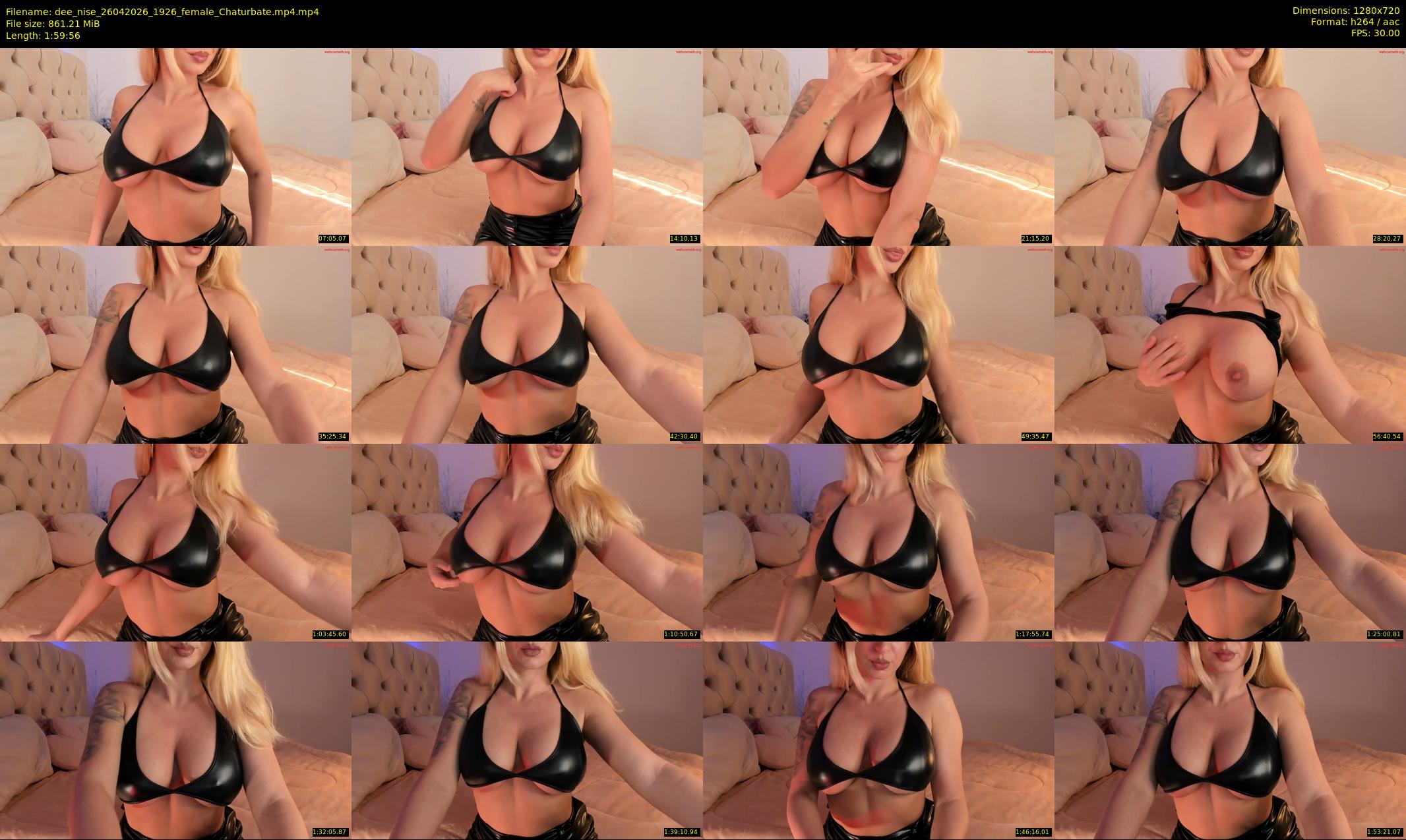 dee_nise — 120 minute Chaturbate female cam show recording, 720p, Apr 26, 2026