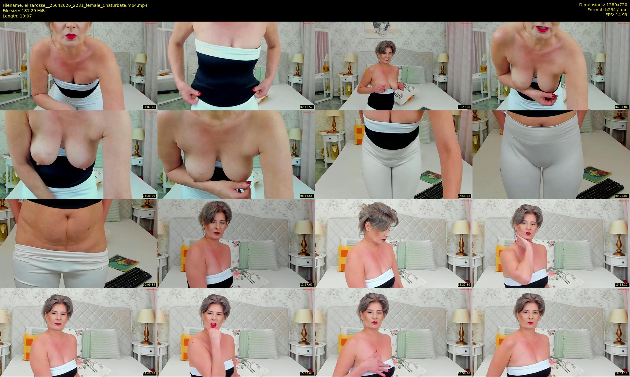 elisarosse_ — 20 minute Chaturbate female cam show recording, 720p, Apr 26, 2026