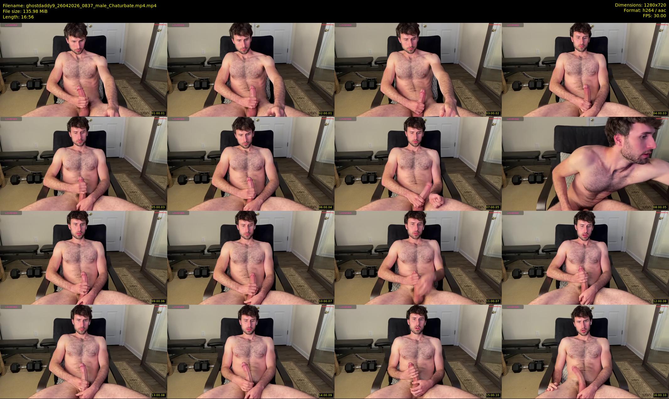 ghostdaddy9 — 17 minute Chaturbate male cam show recording, 720p, Apr 26, 2026