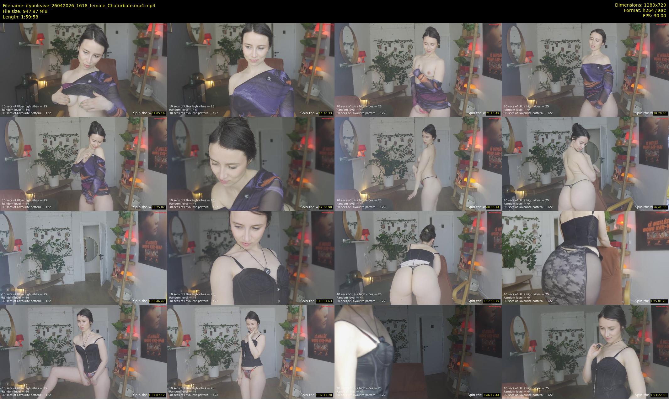 ifyouleave — 120 minute Chaturbate female cam show recording, 720p, Apr 26, 2026