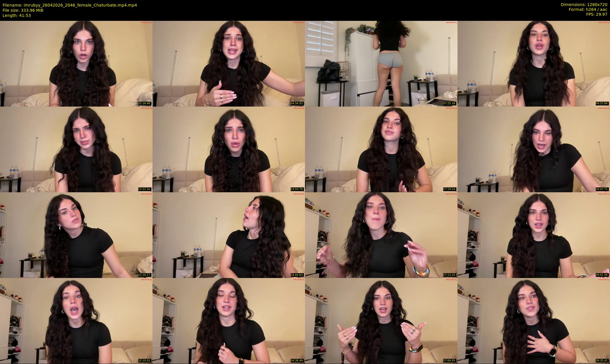 imrubyy — 42 minute Chaturbate female cam show recording, 720p, Apr 26, 2026