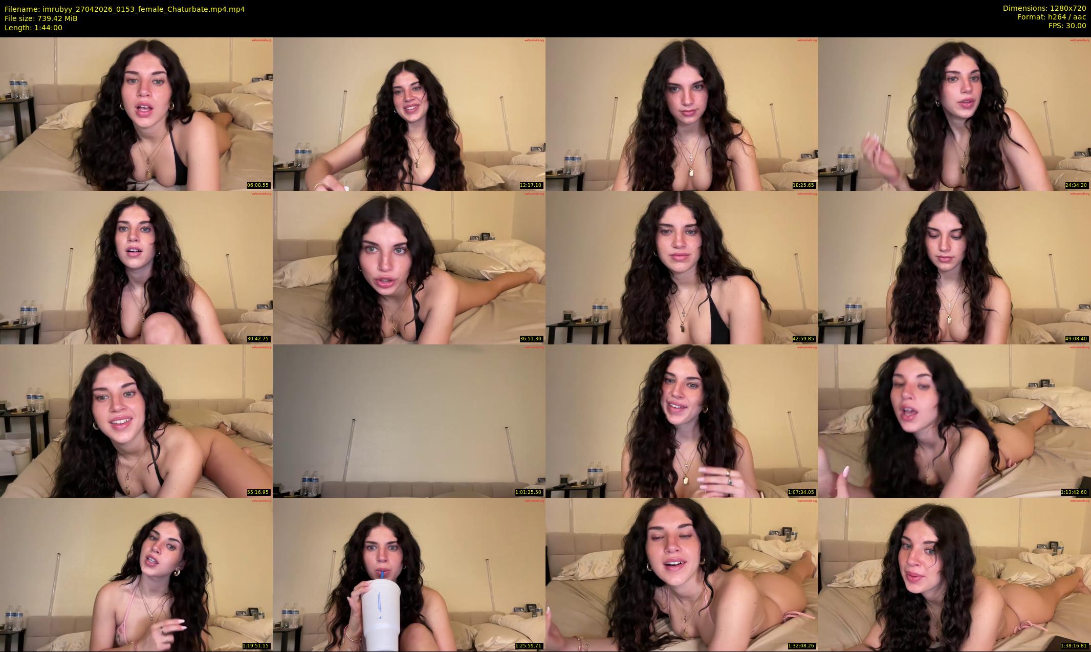 imrubyy — 104 minute Chaturbate female cam show recording, 720p, Apr 27, 2026