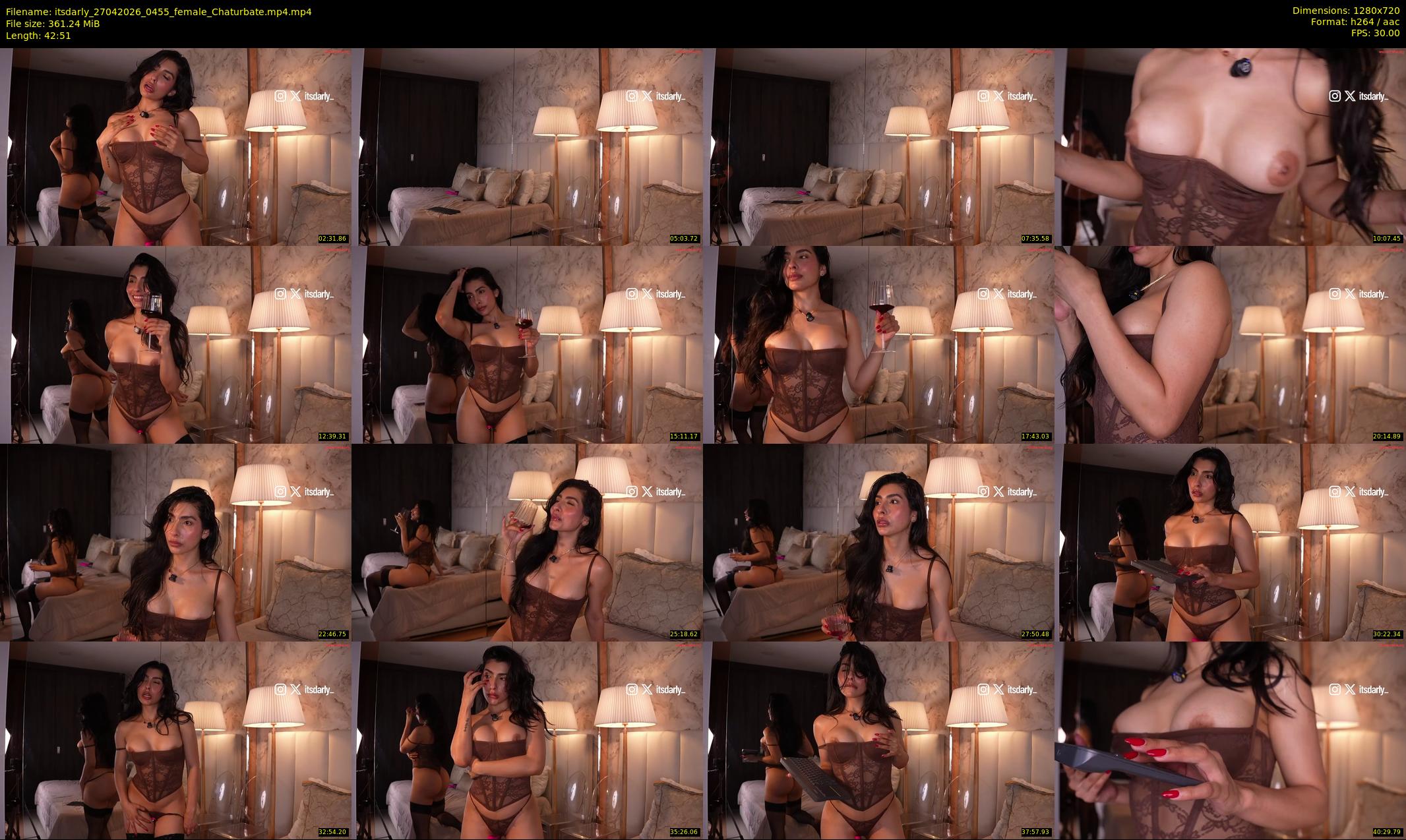 itsdarly — 43 minute Chaturbate female cam show recording, 720p, Apr 27, 2026