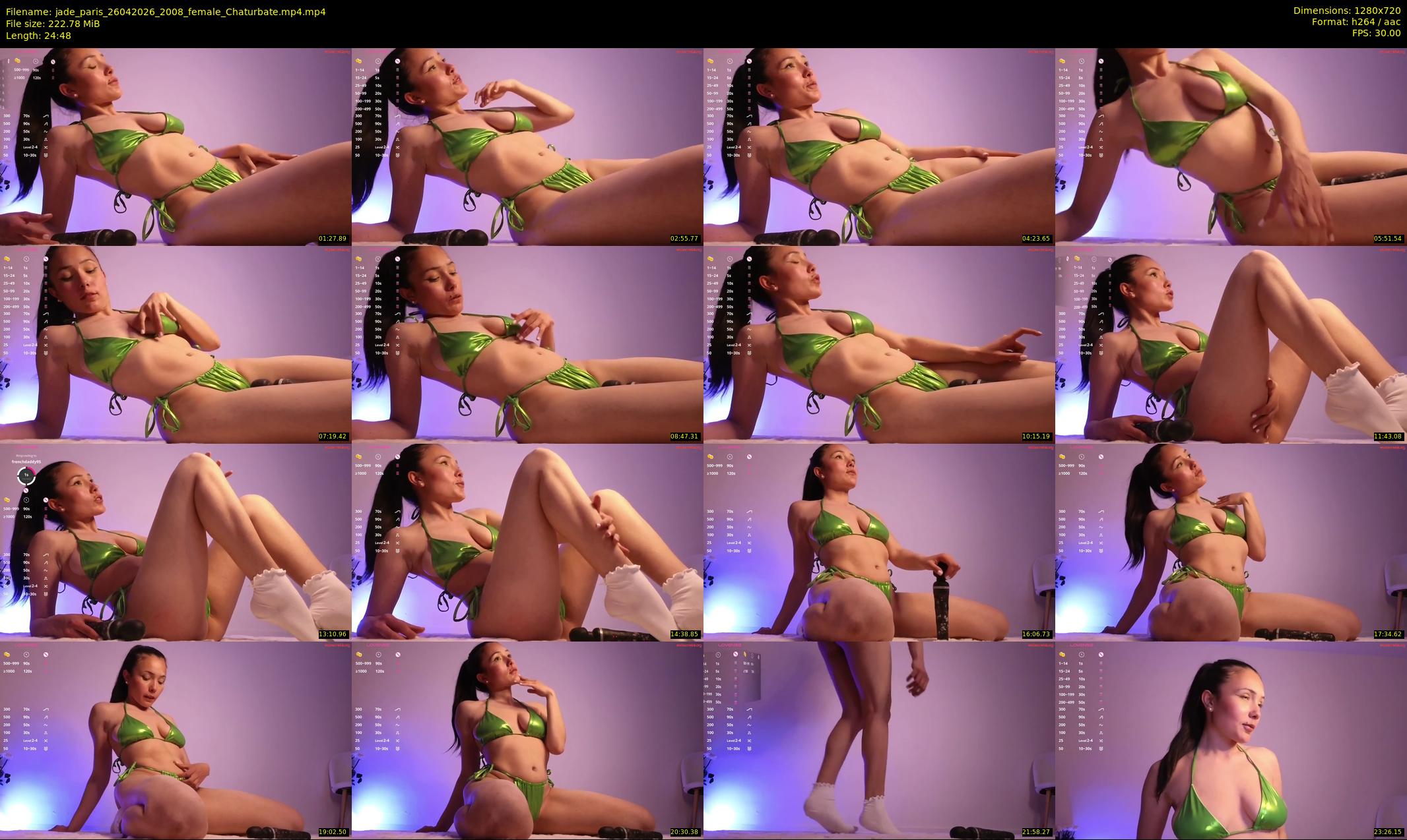 jade_paris — 25 minute Chaturbate female cam show recording, 720p, Apr 26, 2026