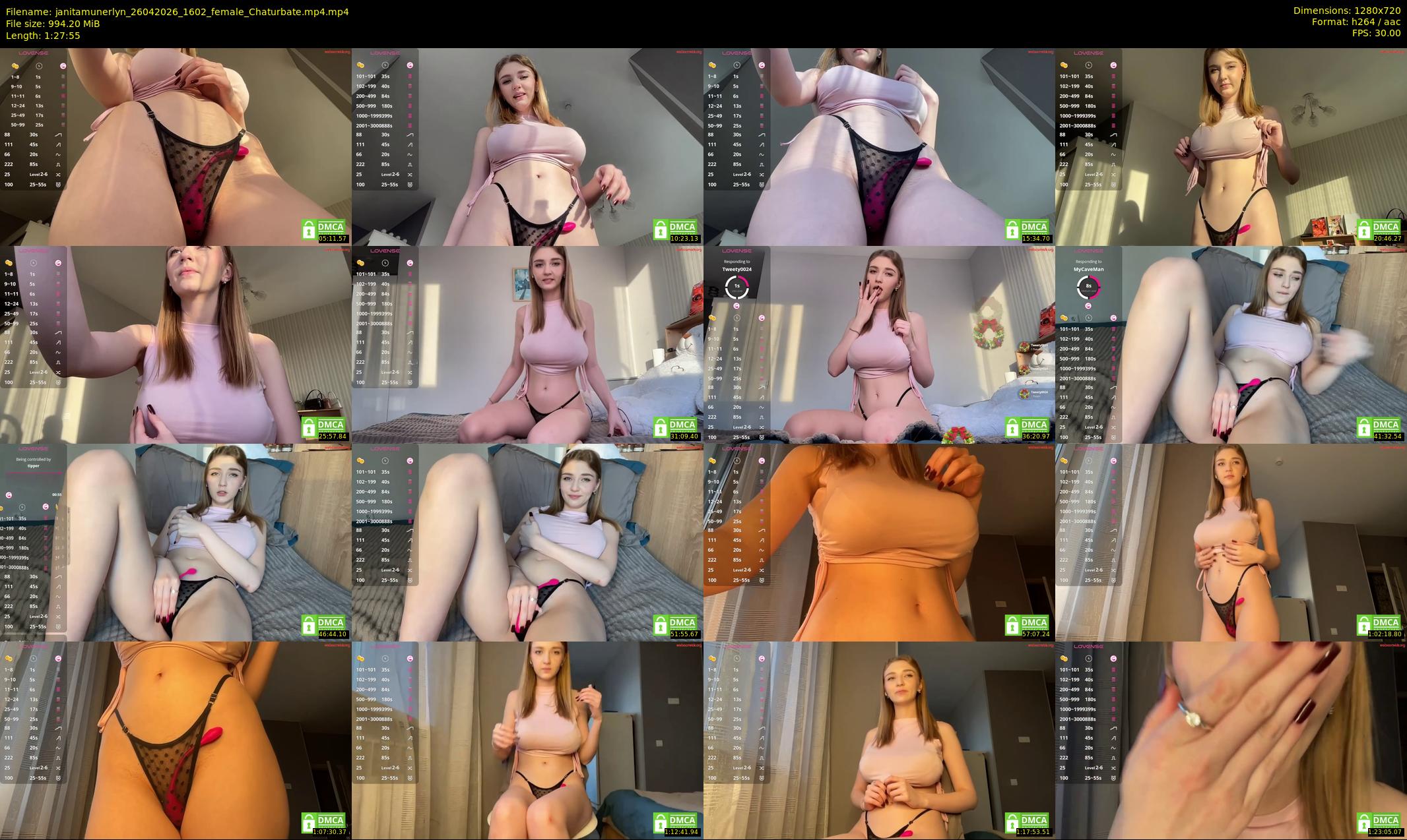 janitamunerlyn — 88 minute Chaturbate female cam show recording, 720p, Apr 26, 2026