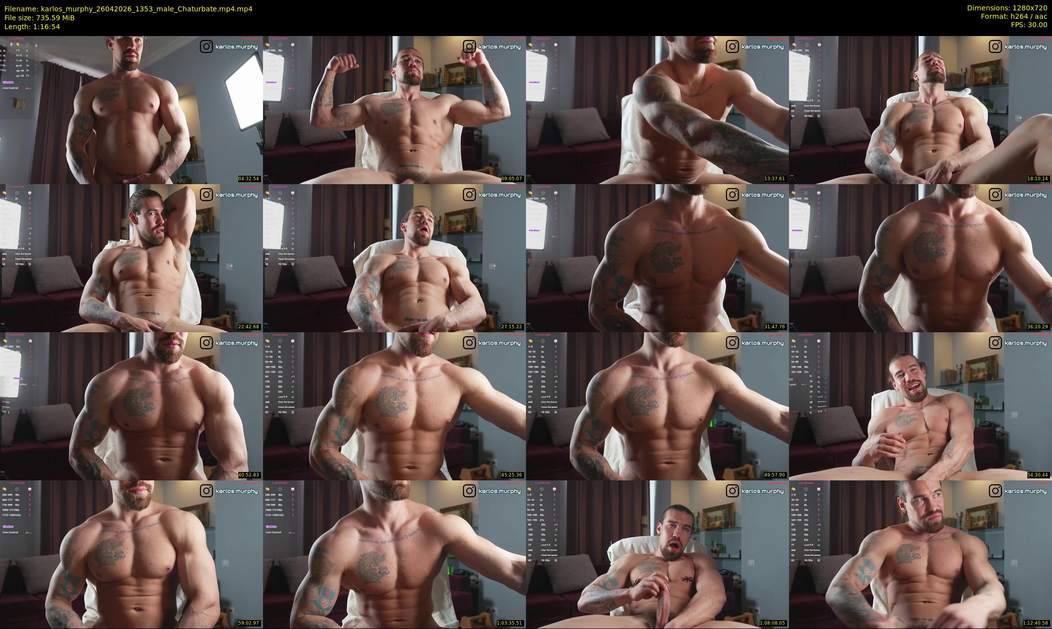 karlos_murphy — 77 minute Chaturbate male cam show recording, 720p, Apr 26, 2026