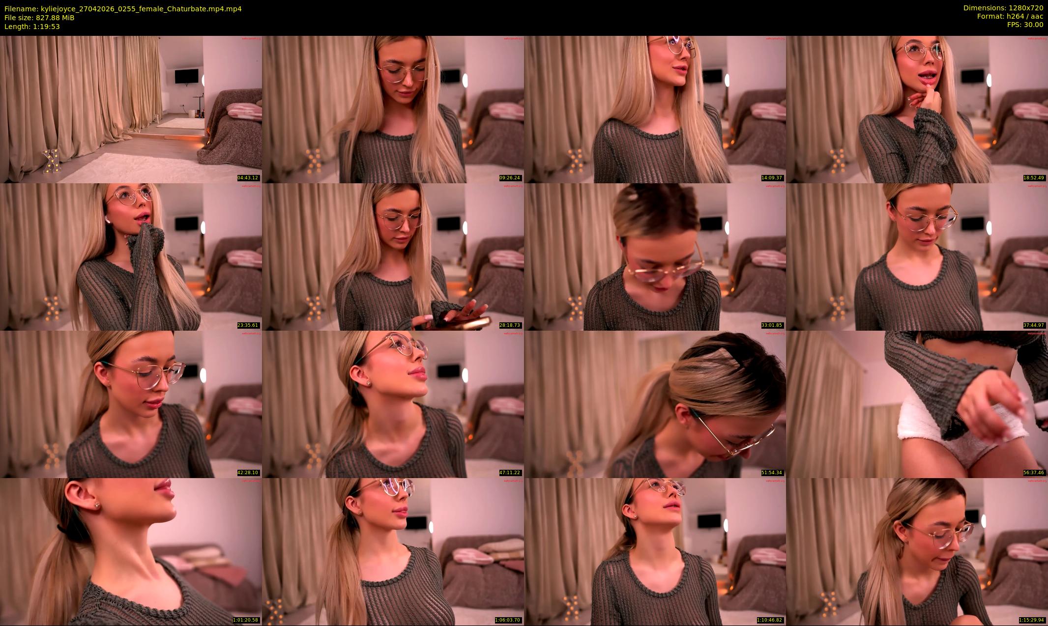kyliejoyce — 80 minute Chaturbate female cam show recording, 720p, Apr 27, 2026