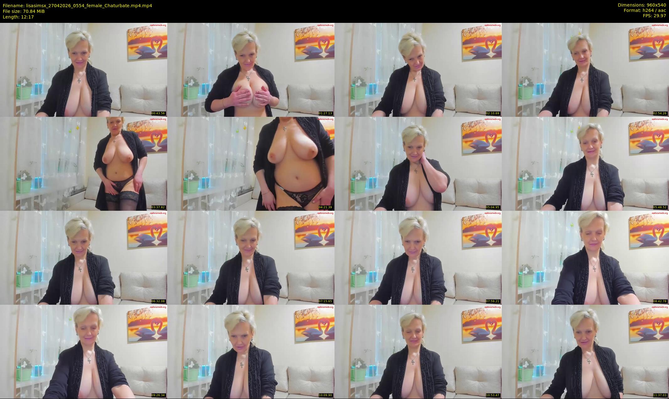 lisasimsx — 13 minute Chaturbate female cam show recording, 480p, Apr 27, 2026