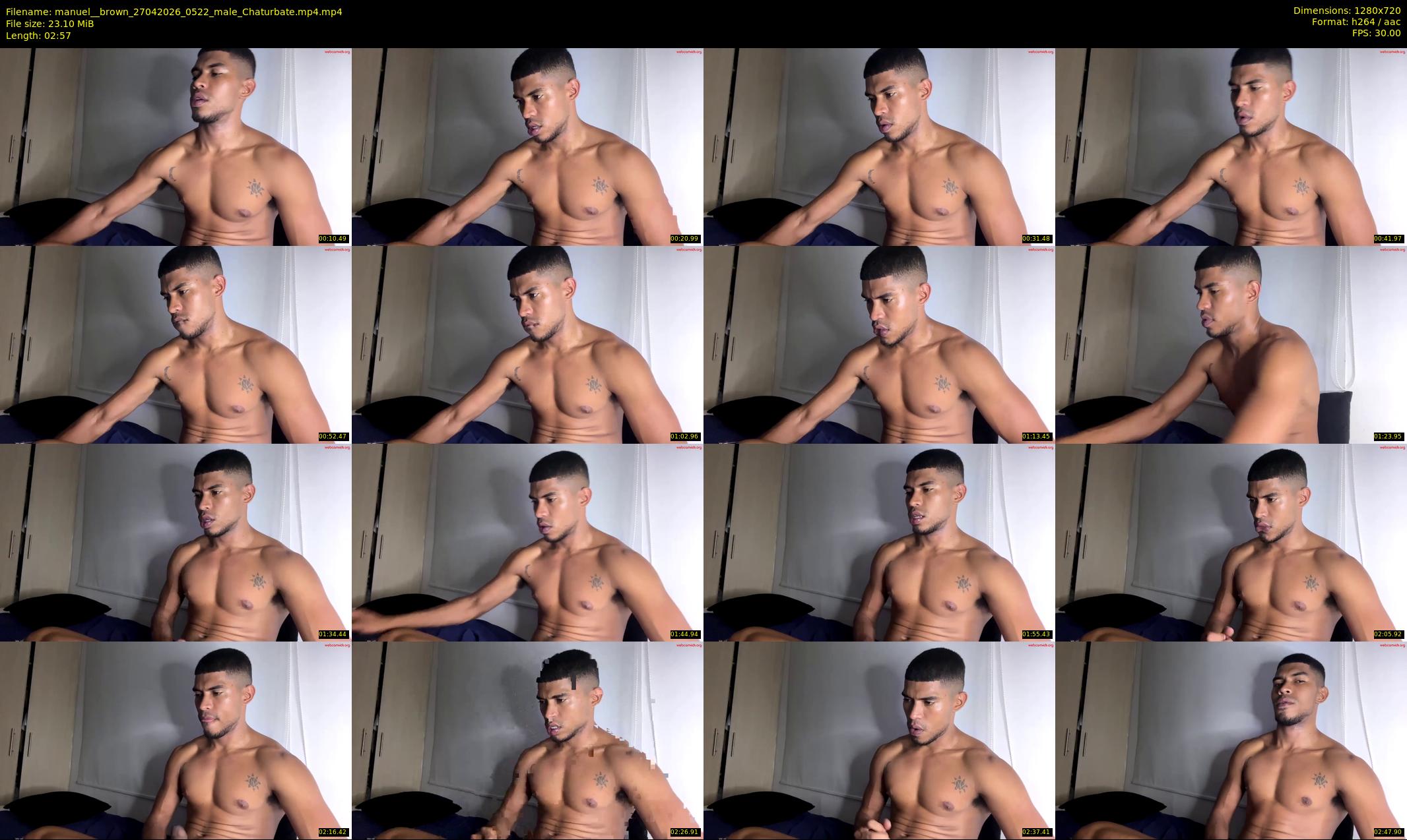 manuel__brown — 3 minute Chaturbate male cam show recording, 720p, Apr 27, 2026
