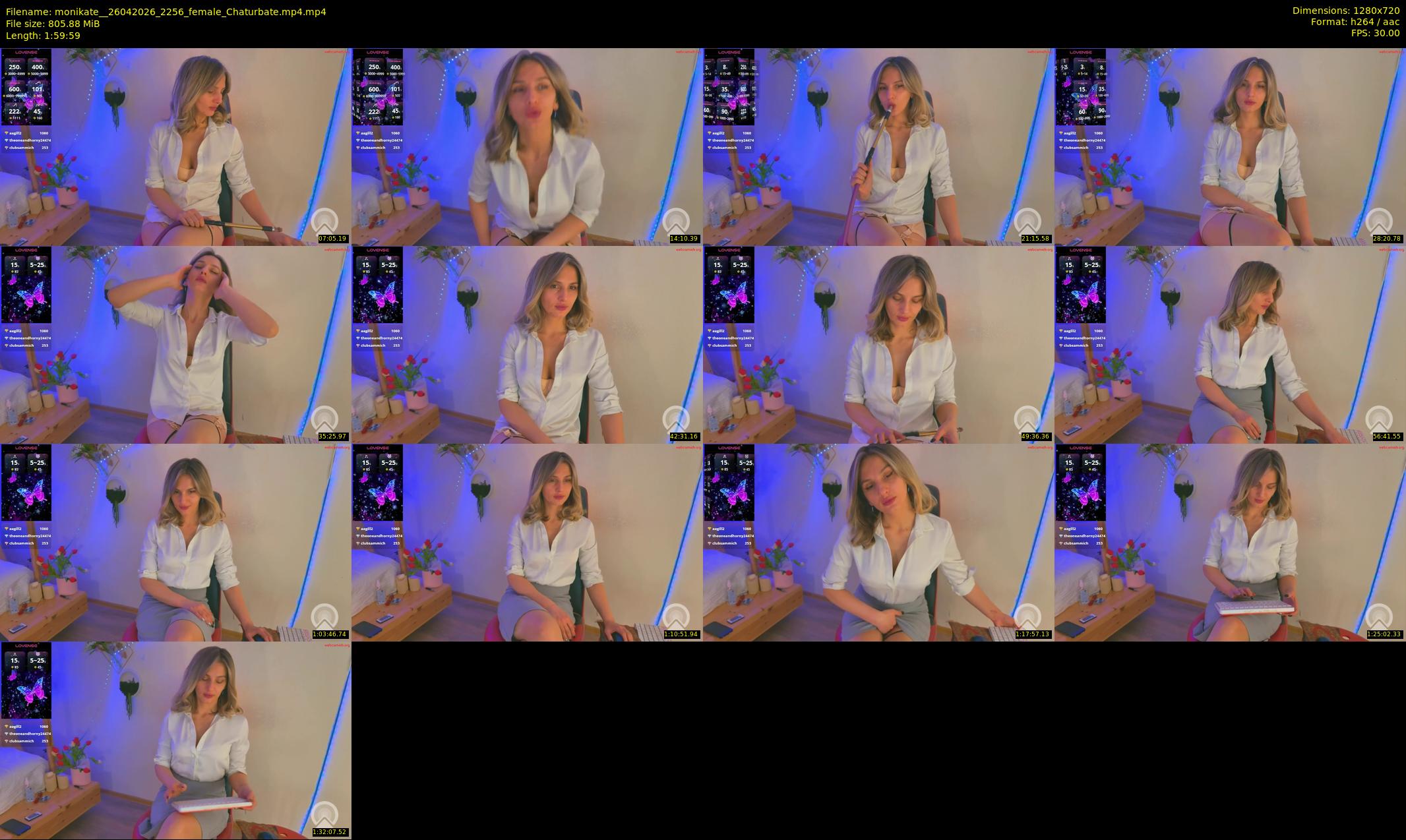 monikate_ — 120 minute Chaturbate couple cam show recording, 720p, Apr 26, 2026
