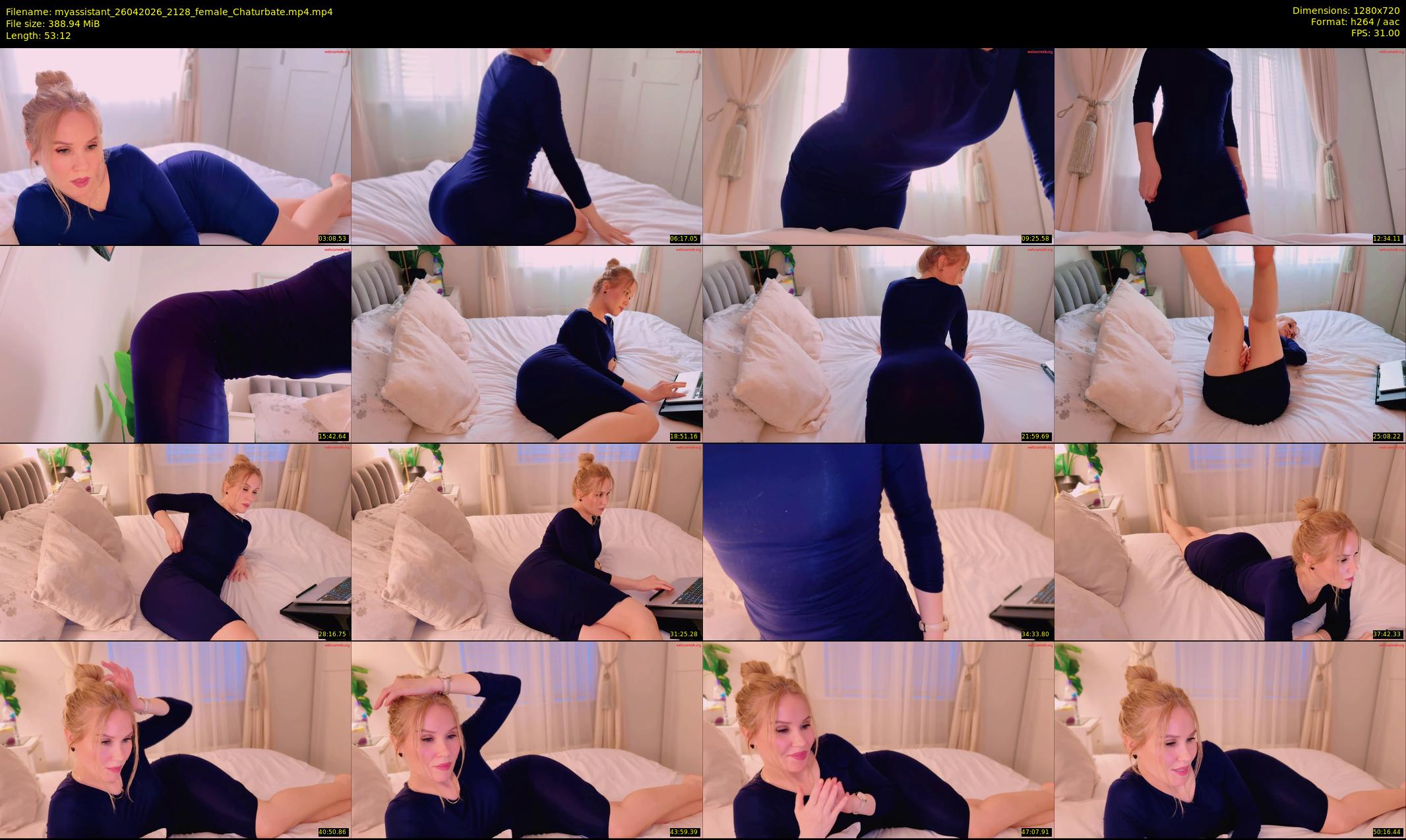 myassistant — 54 minute Chaturbate female cam show recording, 720p, Apr 26, 2026